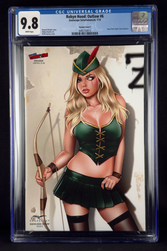 Robyn Hood Outlaw #6 (2019) CGC 9.8 Keith Garvey Variant F.