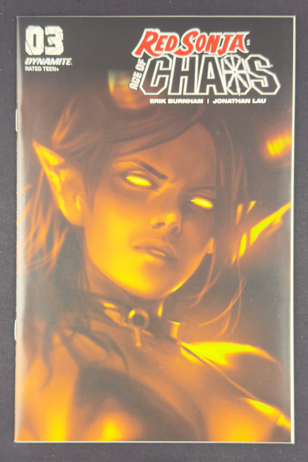 Red Sonja: Age of Chaos #3 (2020) Derrick Chew Monochromatic Variant NM