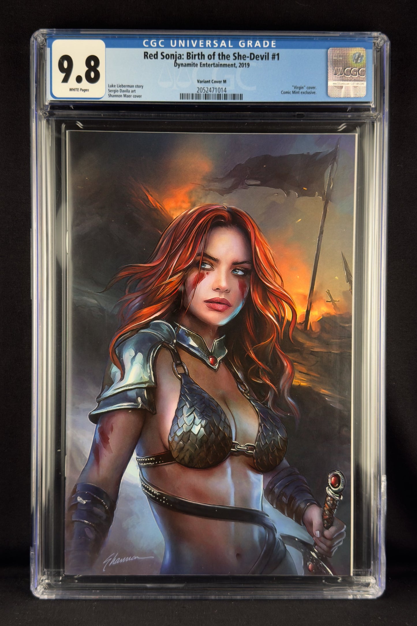 Red Sonja: Birth of the She-Devil #1 (2019) CGC 9.8. Shannon Maer Virgin Variant M