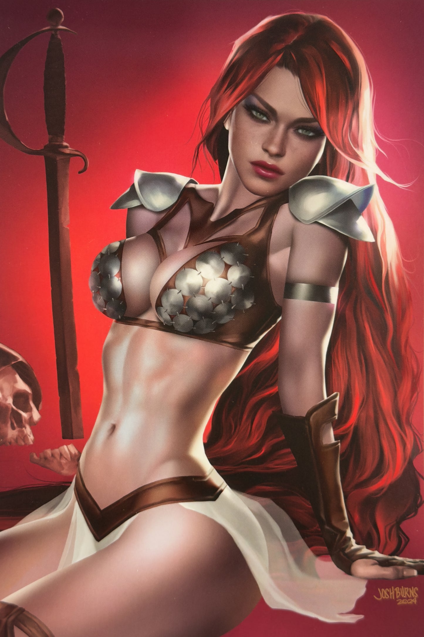 Red Sonja: Death & the Devil #2 (2024) CGC 9.8 Josh Burns Virgin Variant A Ltd 500