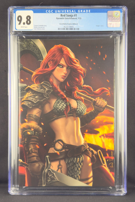 Red Sonja #1 (2023) CGC 9.8 Ivan Talavera Virgin Variant A Ltd 400