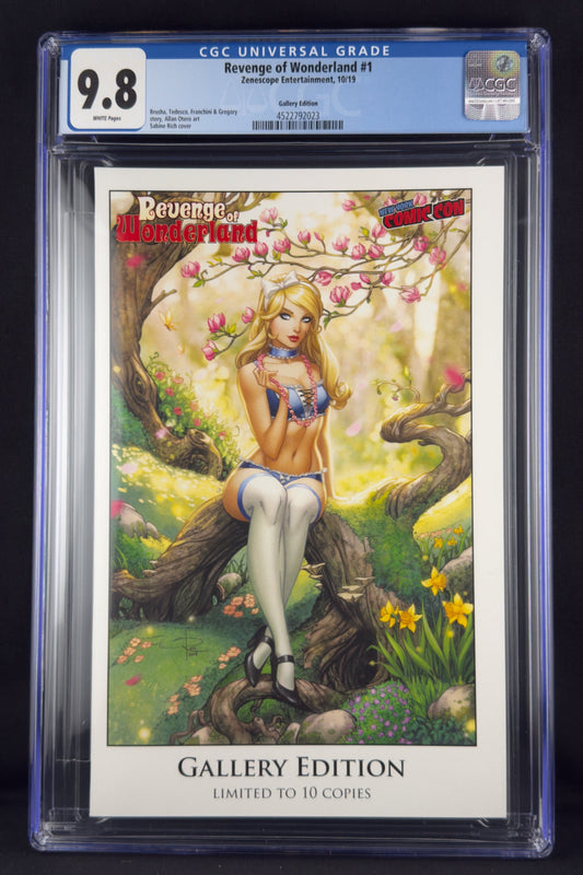 Revenge of Wonderland #1 (2019) CGC 9.8 Sabine Rich Gallery Edition Ltd 10