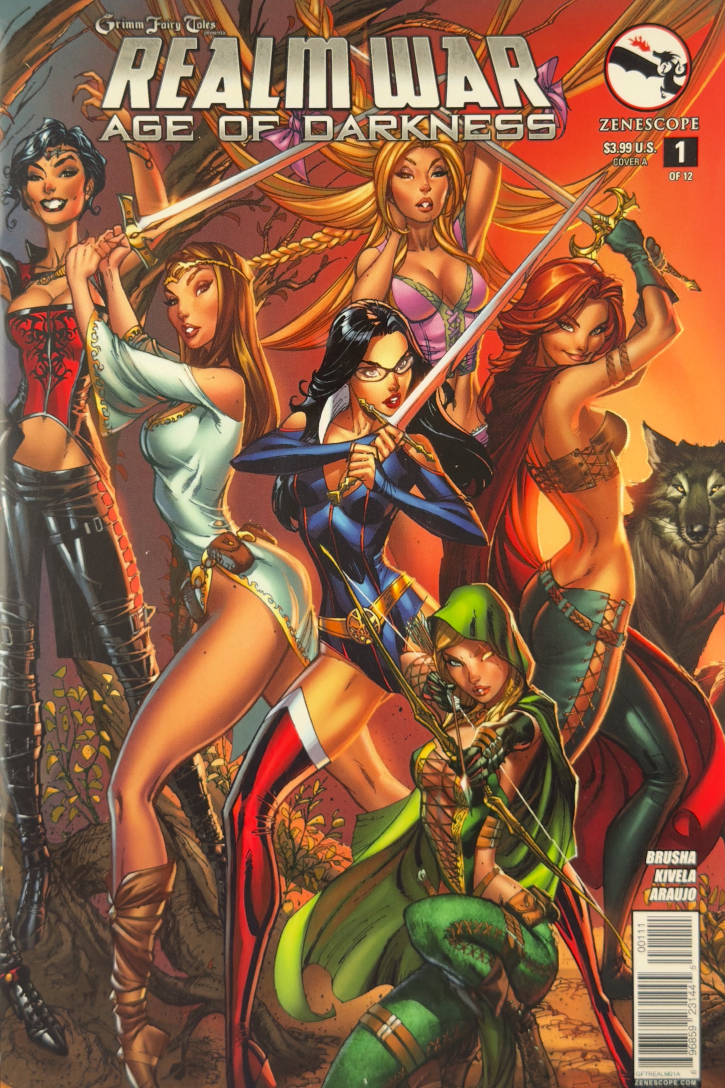 Realm War: Age of Darkness #1 (2014) CGC 9.8 J. Scott Campbell