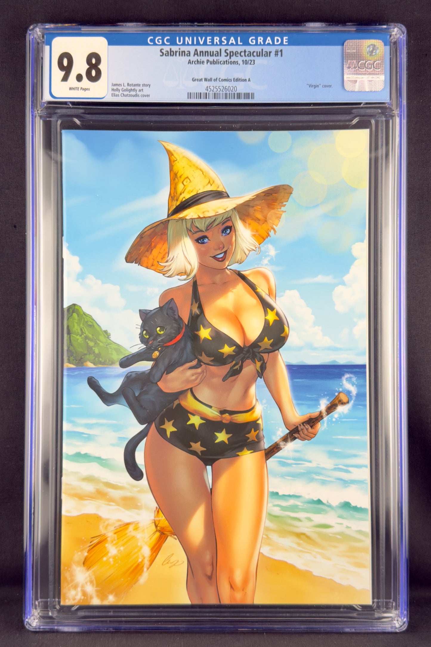 Sabrina Annual Spectacular #1 (2023) CGC 9.8 Elias Chatzoudis Virgin A