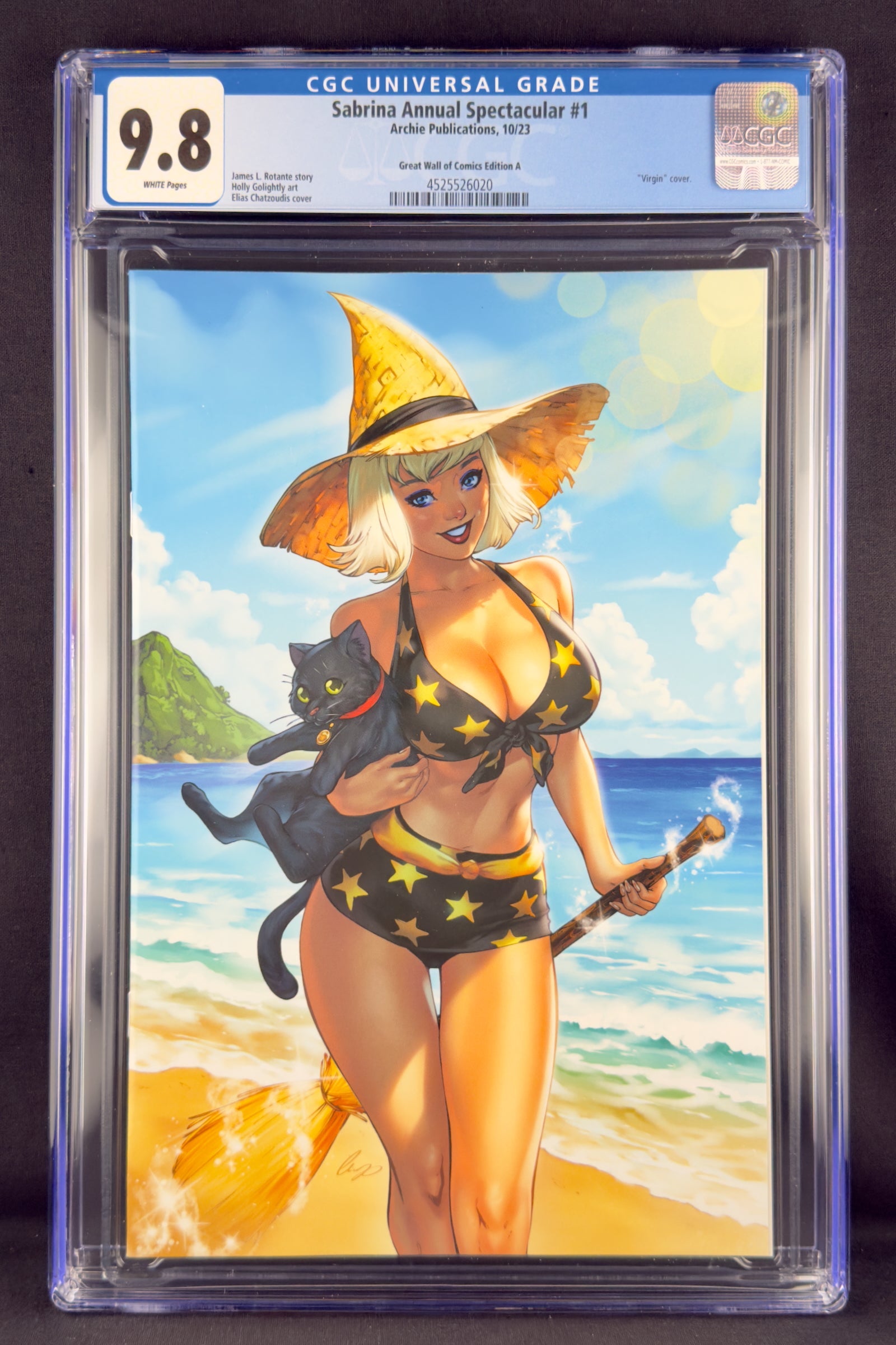 Sabrina Annual Spectacular #1 (2023) CGC 9.8 Elias Chatzoudis Virgin A