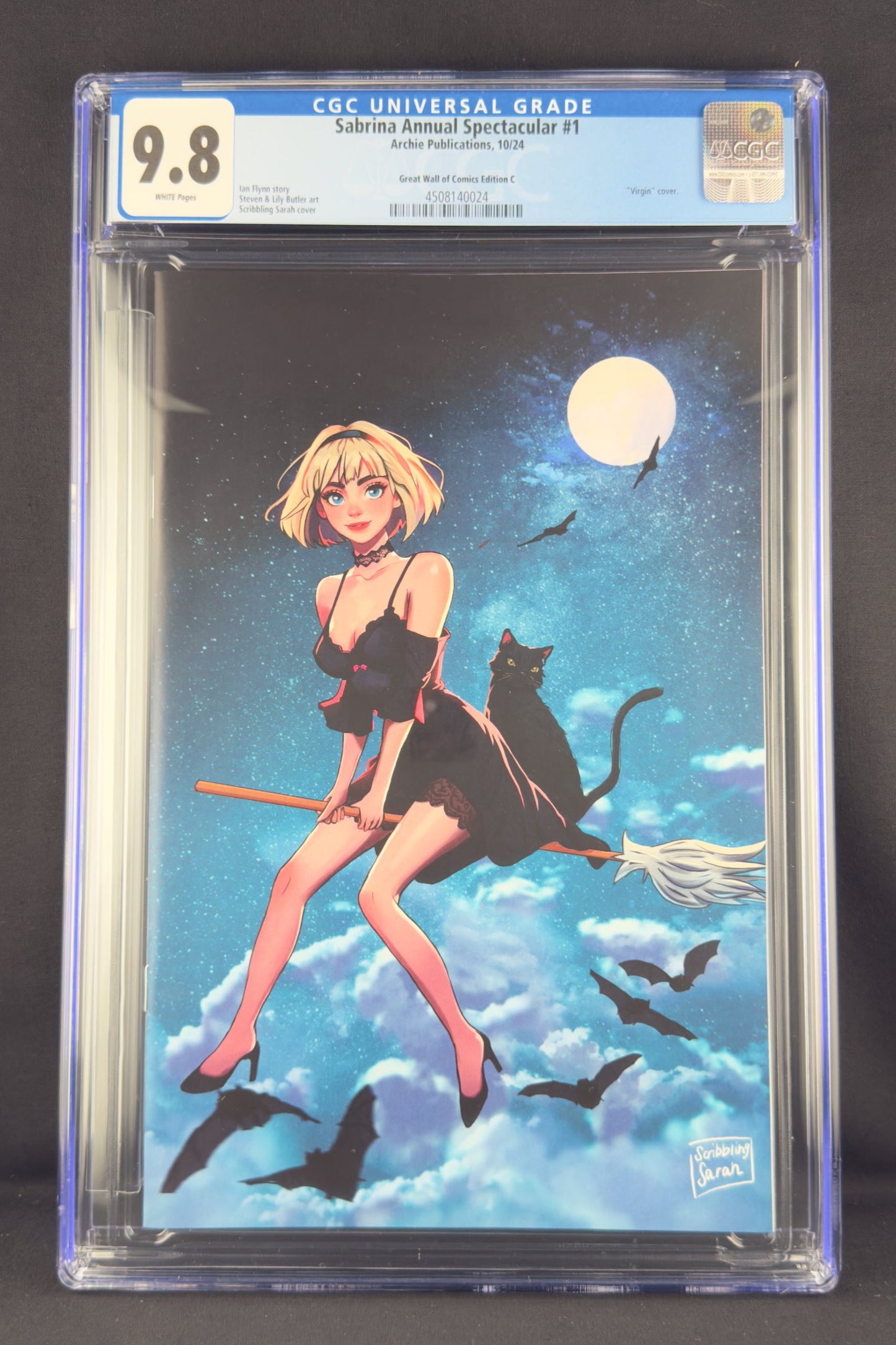 Sabrina Annual Spectacular #1 (2024) CGC 9.8 Scribbling Sarah Virgin C