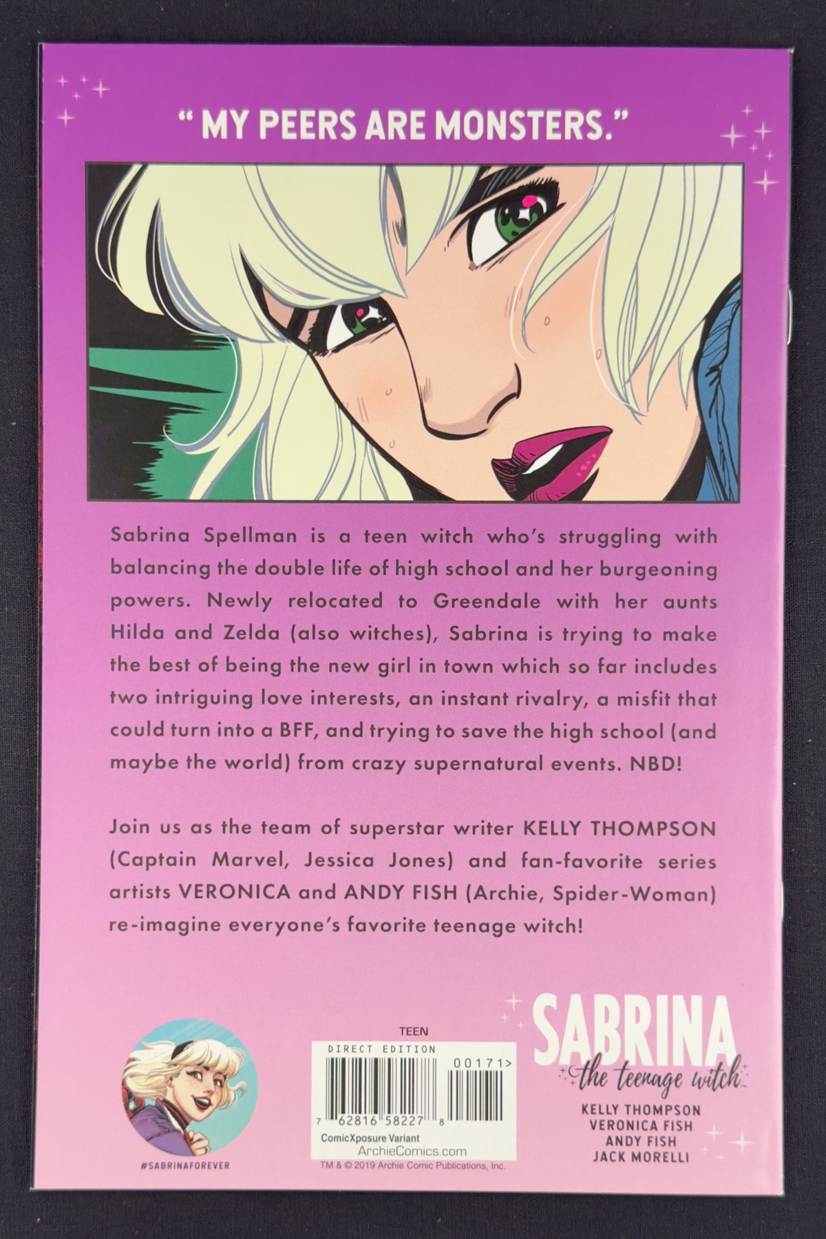 Sabrina: The Teenage Witch #1 (2019) Carla Cohen Virgin Variant NM