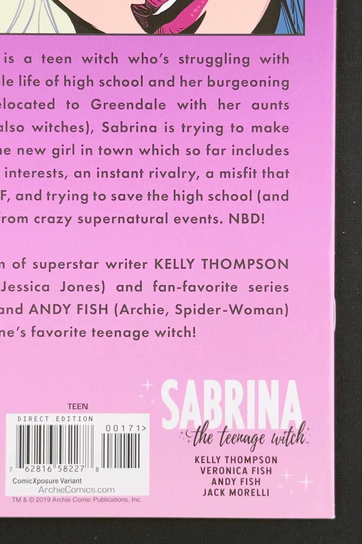 Sabrina: The Teenage Witch #1 (2019) Carla Cohen Virgin Variant NM