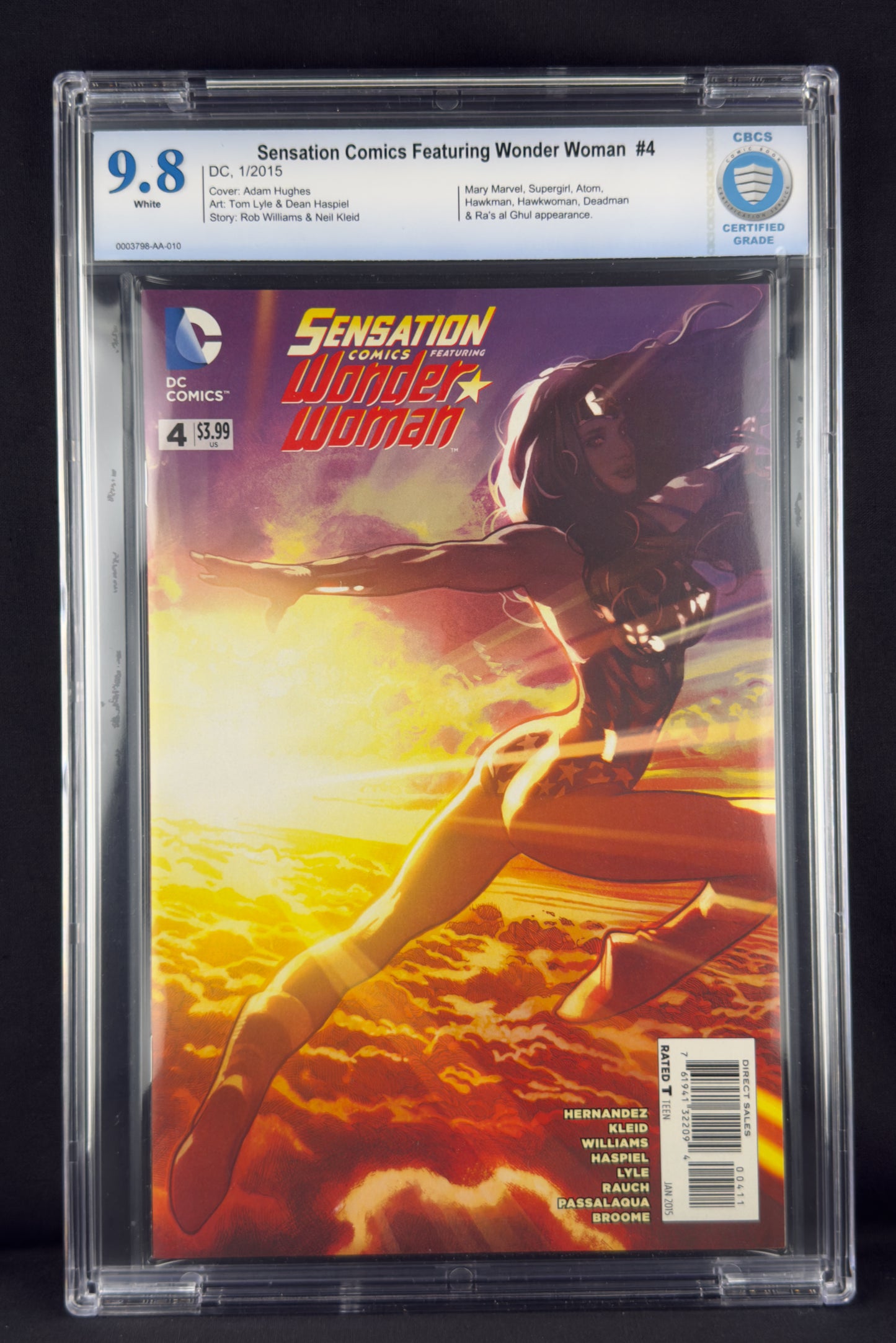Sensation Comics Featuring Wonder Woman #4 (2015) CBCS 9.8 Adam Hughes.