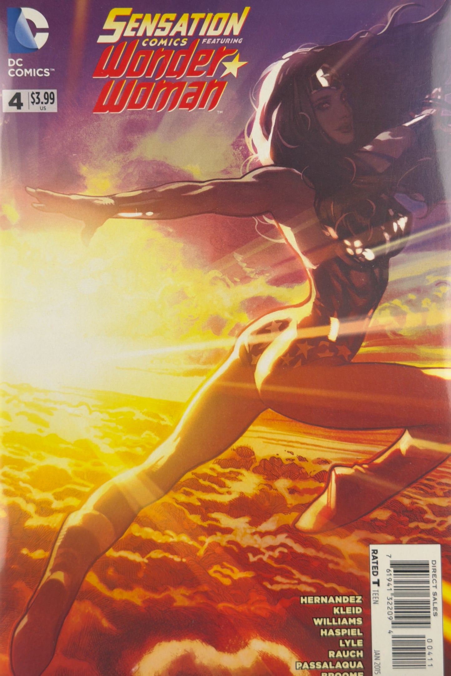 Sensation Comics Featuring Wonder Woman #4 (2015) CBCS 9.8 Adam Hughes