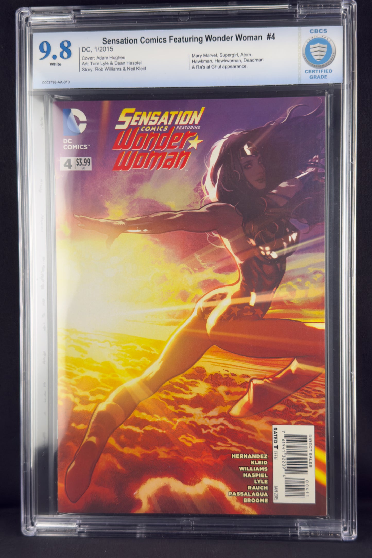 Sensation Comics Featuring Wonder Woman #4 (2015) CBCS 9.8 Adam Hughes