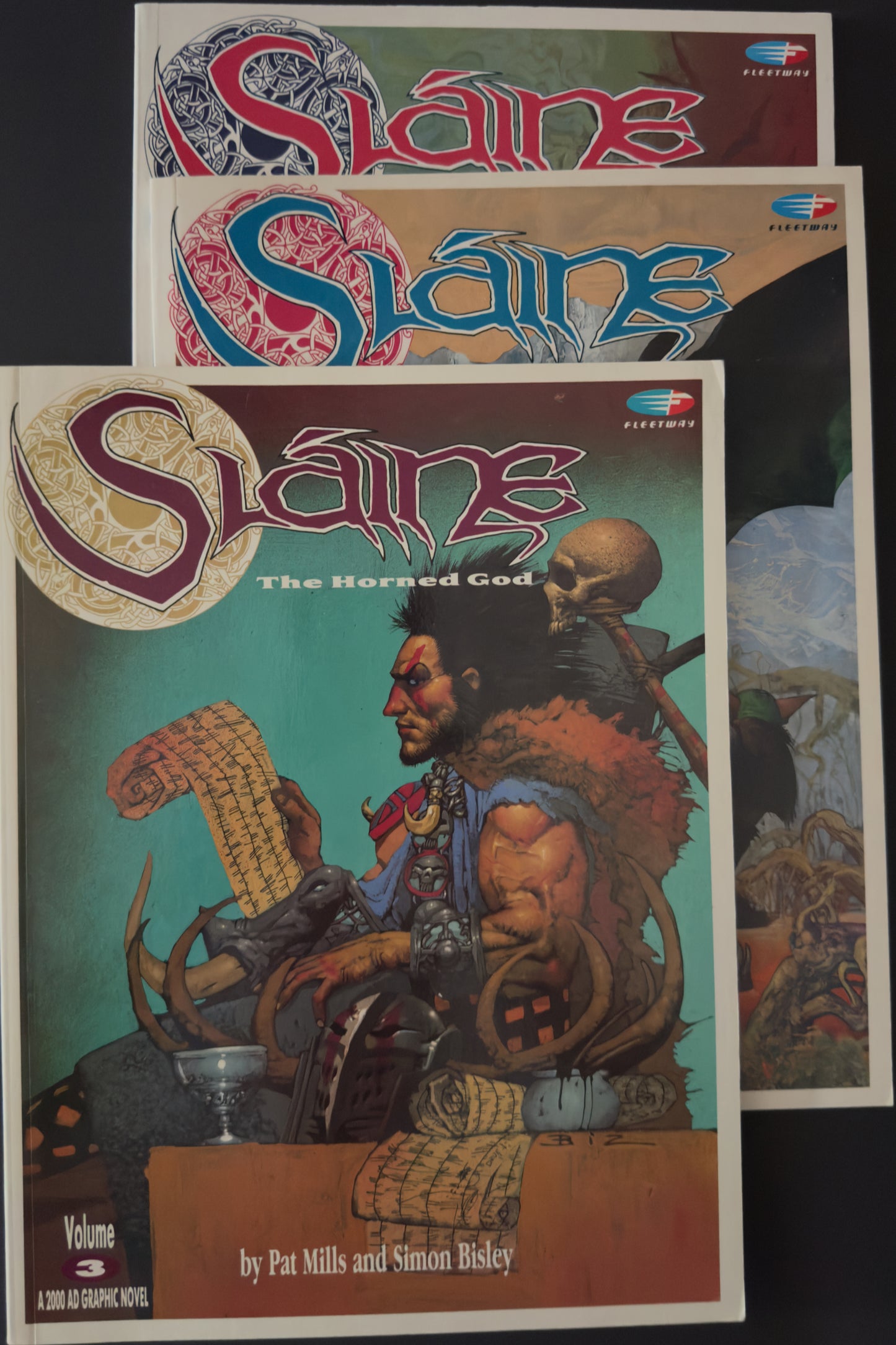 Slaine: The Horned God (1990) Set: #1 #2 #3 Simon Bisley