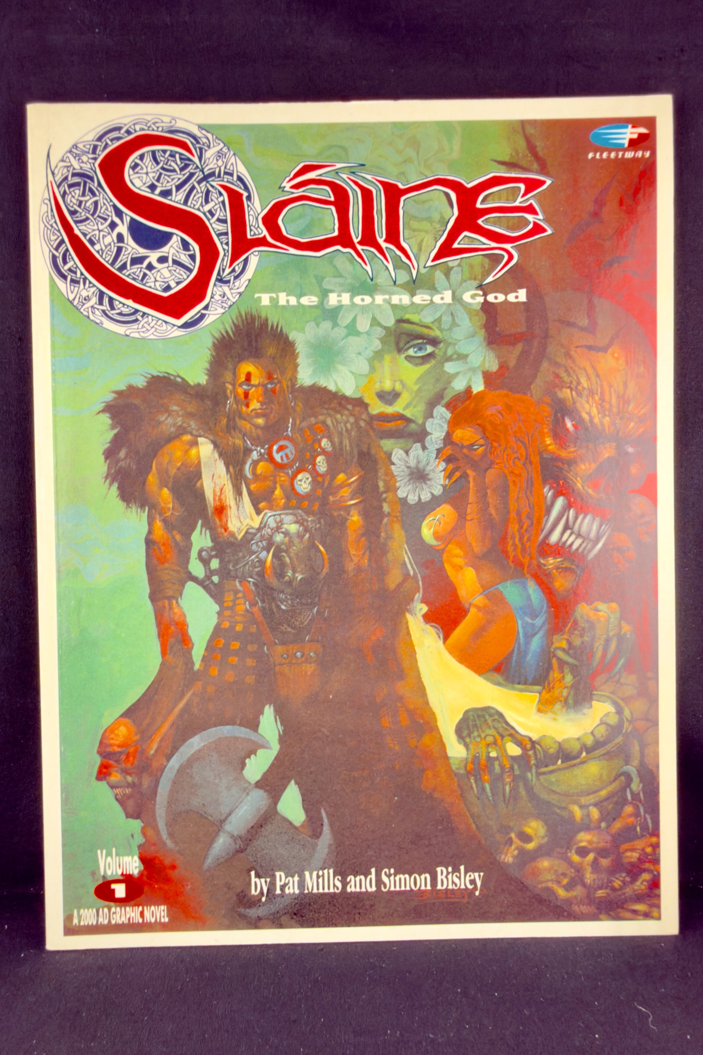 Slaine: The Horned God (1990) Set: #1 #2 #3 Simon Bisley