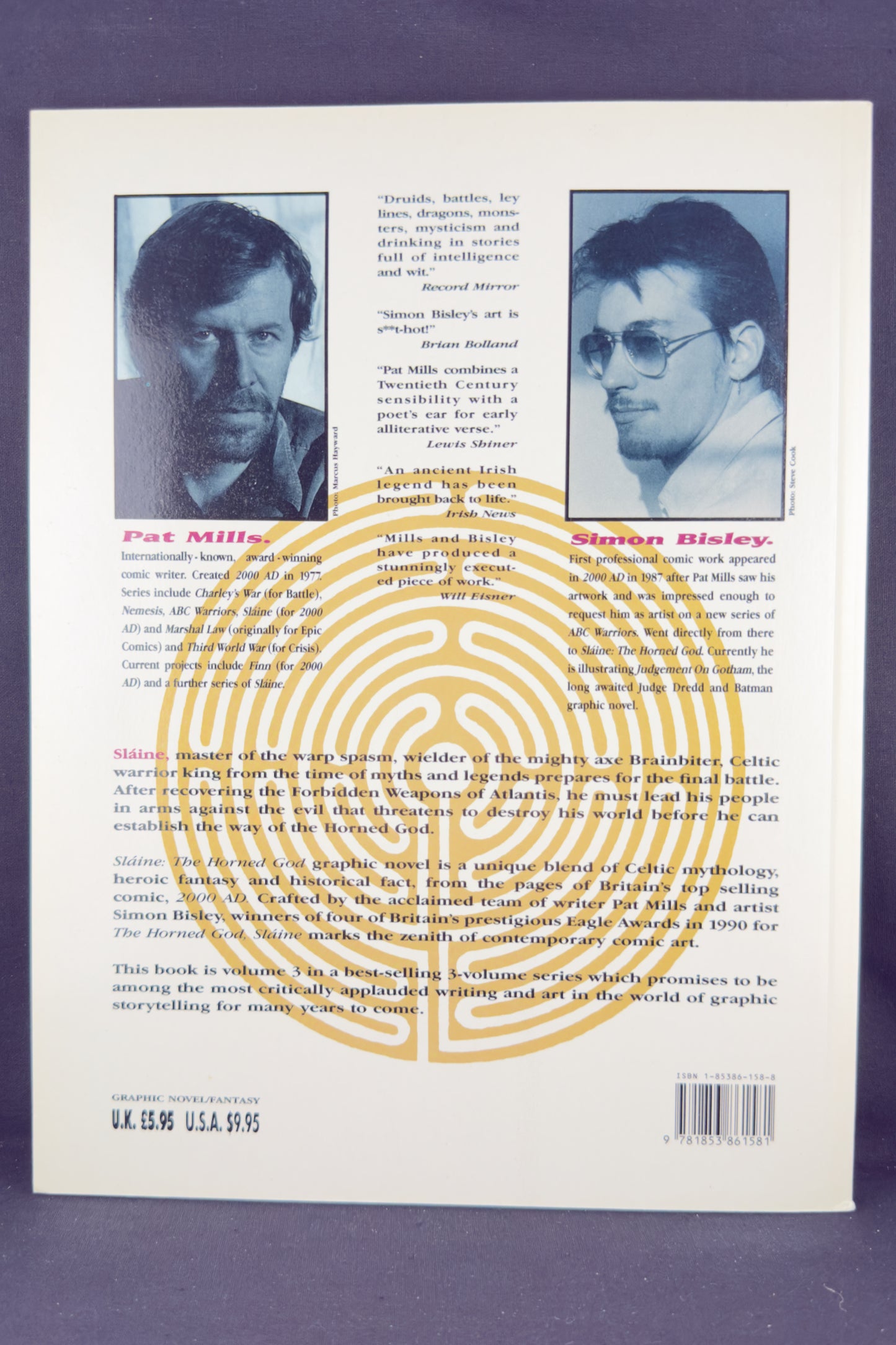 Slaine: The Horned God (1990) Set: #1 #2 #3 Simon Bisley