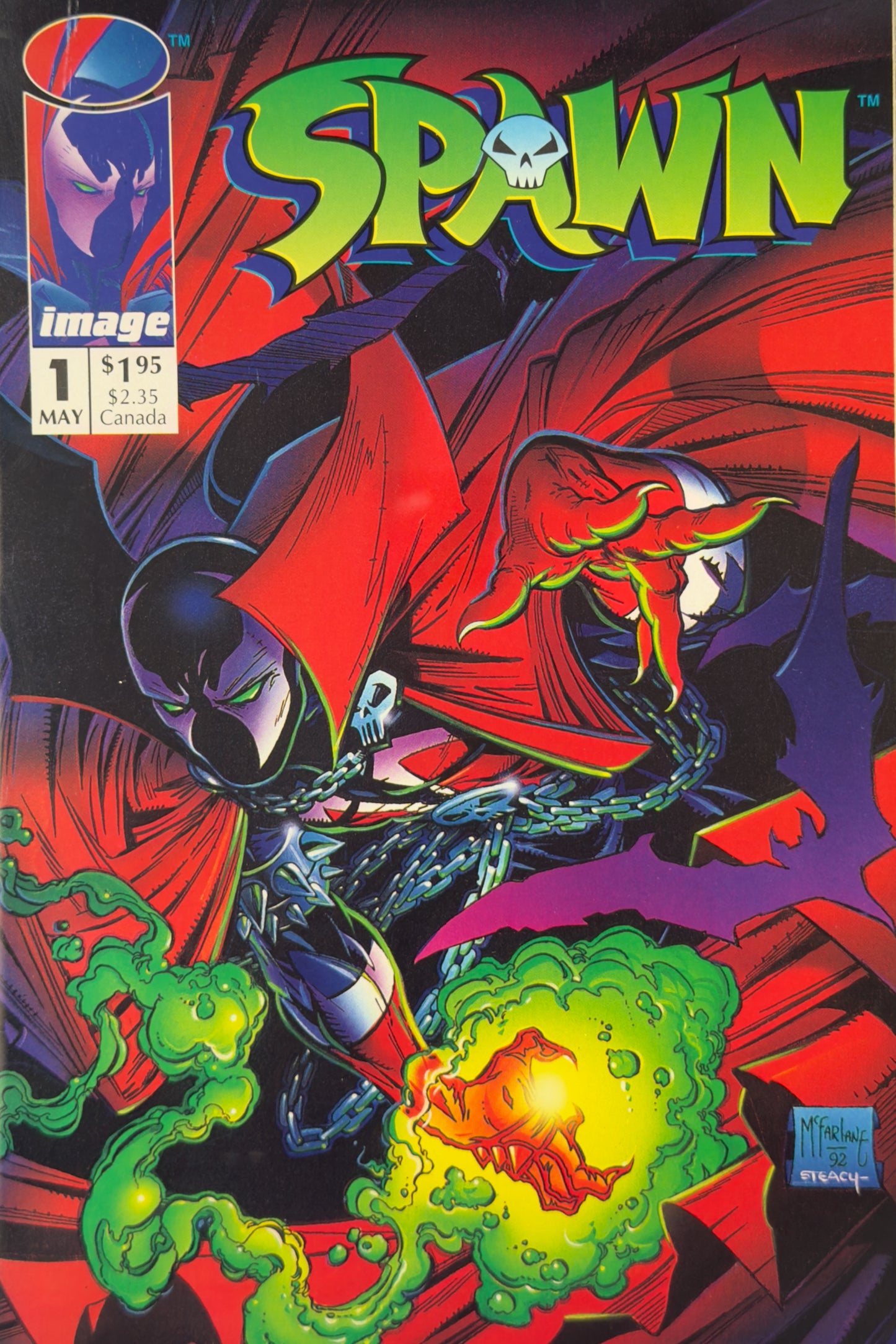 Spawn #1 (1992) CGC 9.8 Todd McFarlane - 1st app Spawn (Al Simmons)