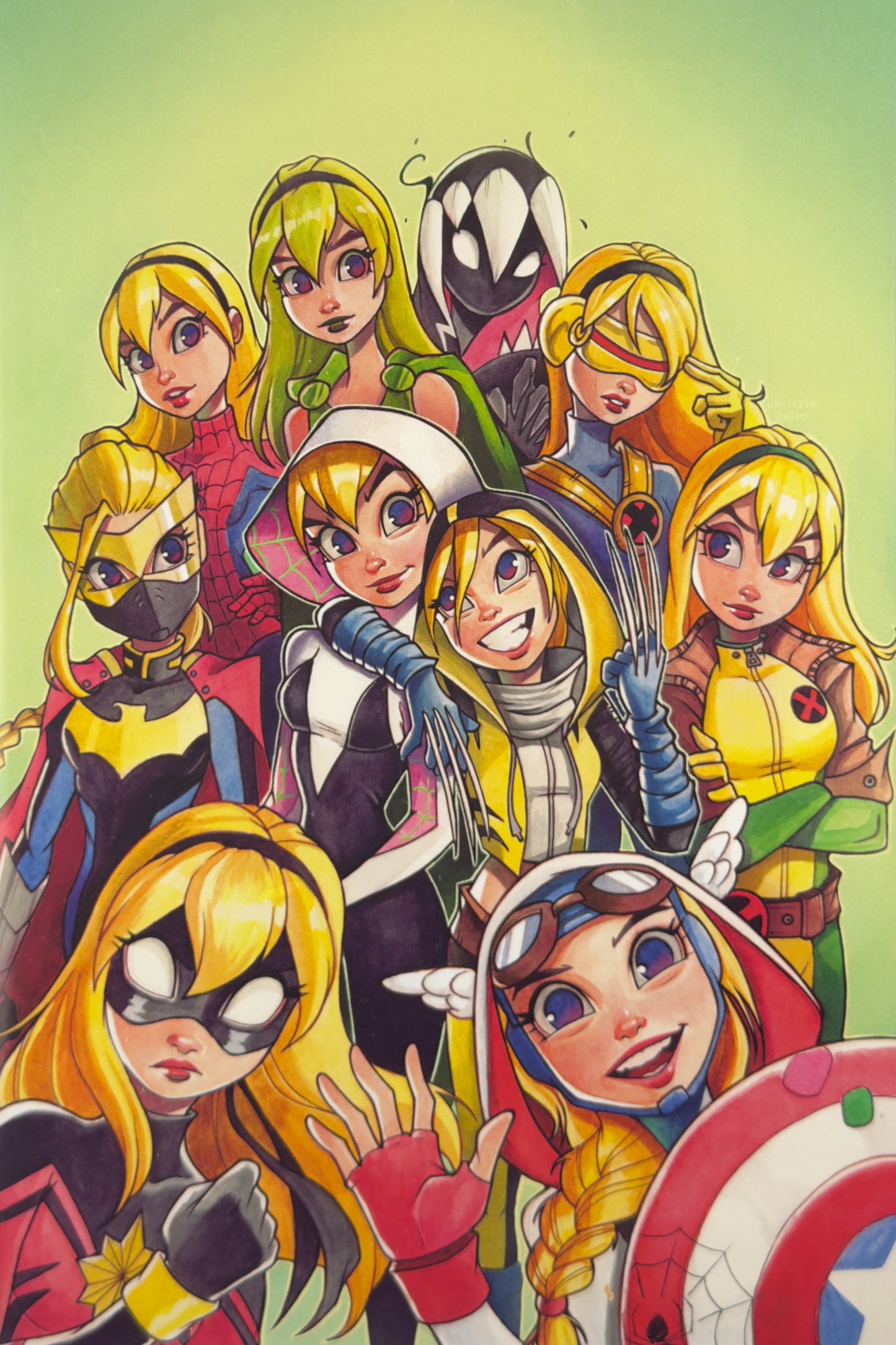 Spider-Gwen: Gwenverse #1 (2022) CGC 9.8 Chrissie Zullo Virgin Variant B Ltd 600