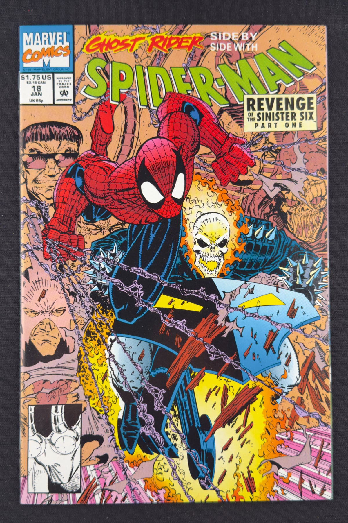 Spider-Man #18–23 Complete Set (1992) Revenge of Sinister Six Erik Larsen NM+