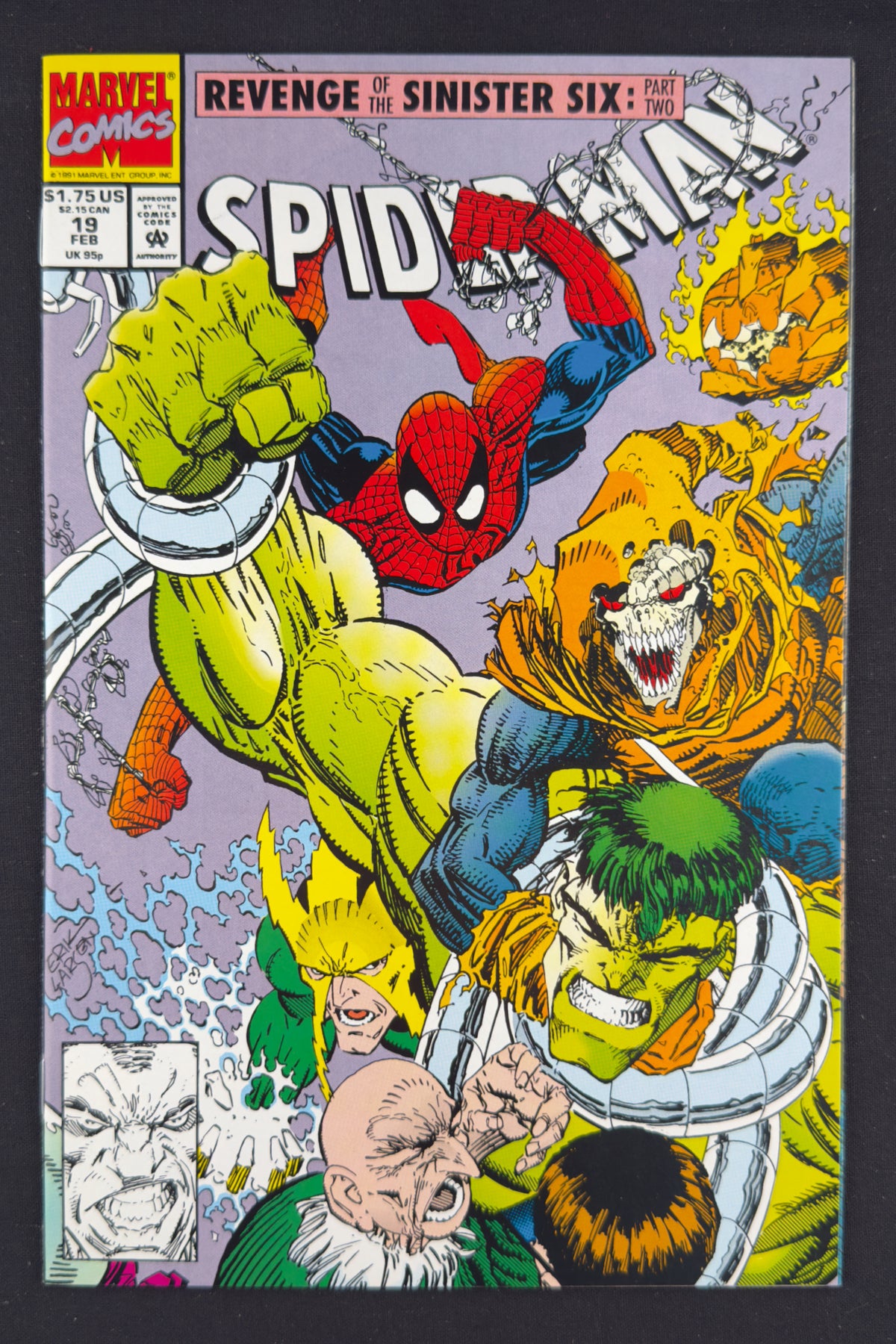 Spider-Man #18–23 Complete Set (1992) Revenge of Sinister Six Erik Larsen NM+