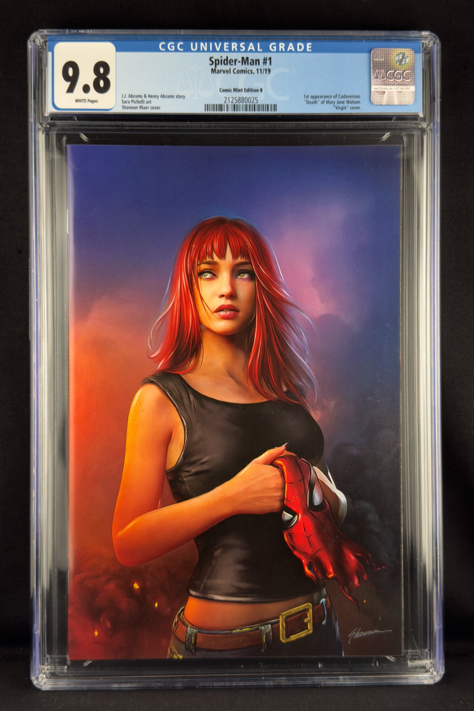 Spider-Man #1 (2019) CGC 9.8 Shannon Maer Virgin—First app Cadaverous