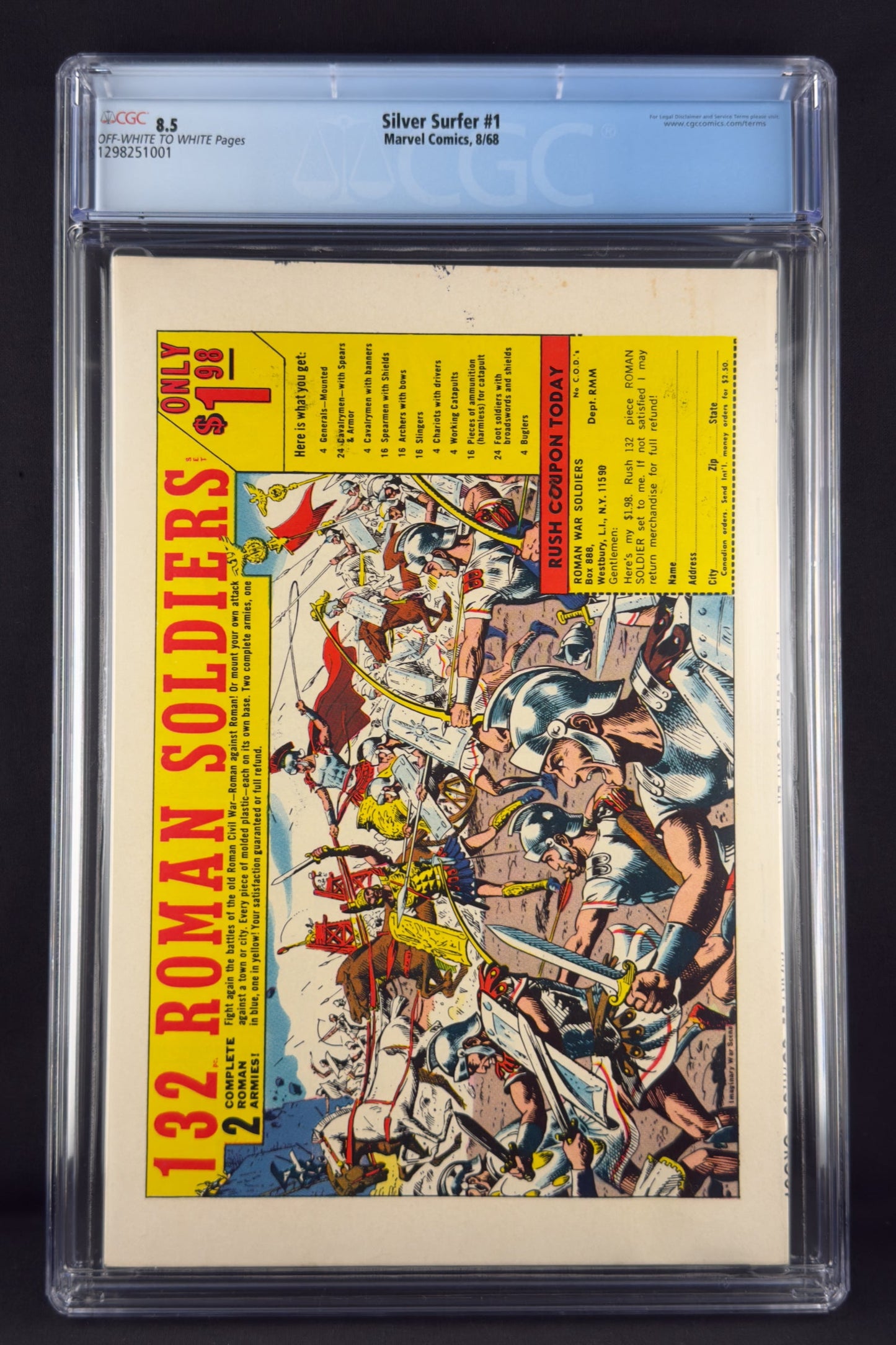 Silver Surfer #1 (1968) CGC 8.5 John Buscema - Origin Silver Surfer 1st App Shalla-Bal