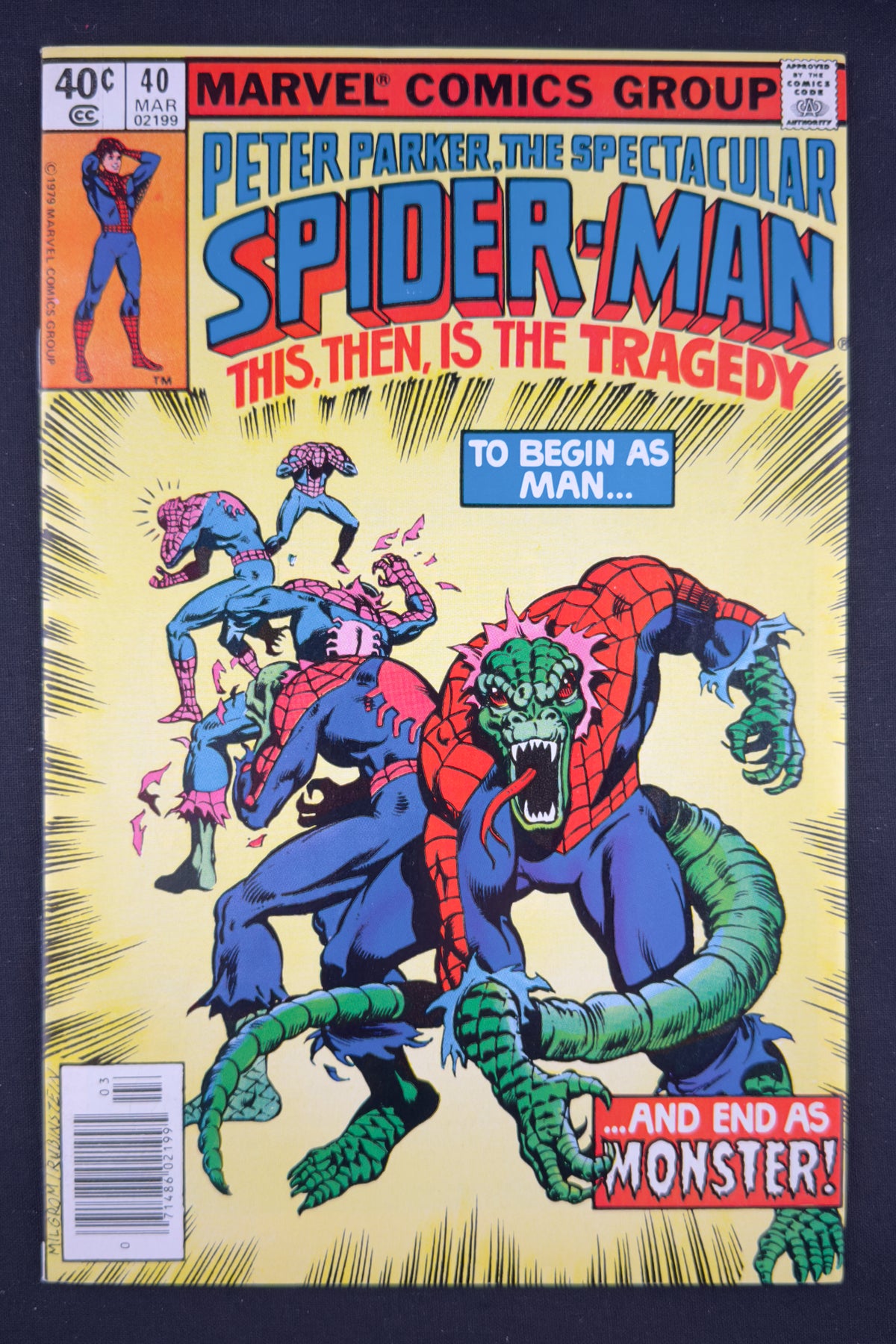 Spectacular Spider-Man #40 (1980) - Lizard FN/VF