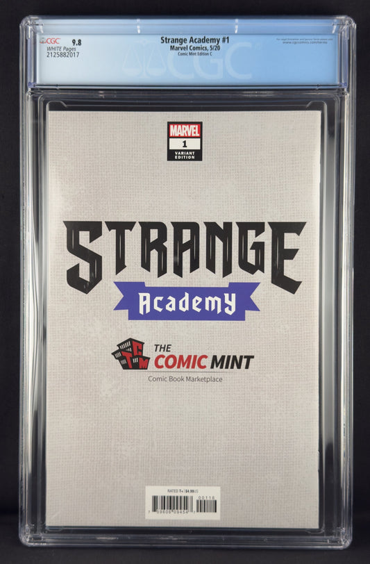 Strange Academy #1 (2020) CGC 9.8 J. Scott Campbell Virgin Variant C Ltd 3000 - 1st app Emily Bright