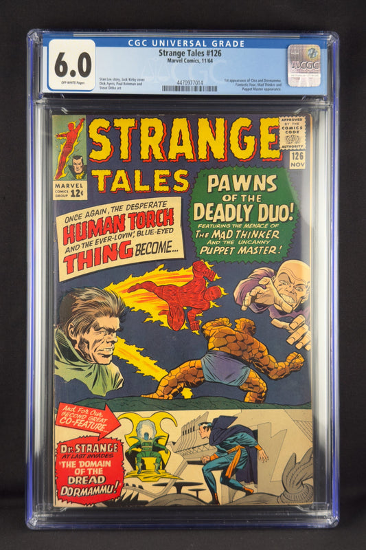 Strange Tales #126 (1964) CGC 6.0 Jack Kirby - 1st app Clea and Dormammu