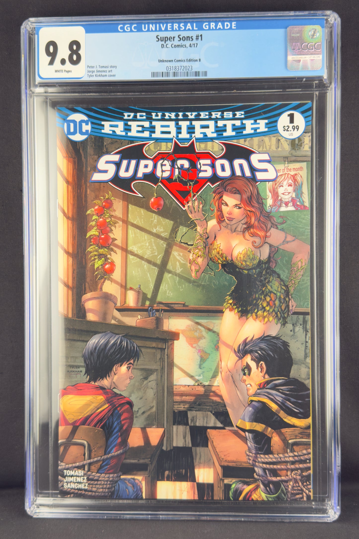 Super Sons #1 (2017) CGC 9.8 Tyler Kirkham Variant B