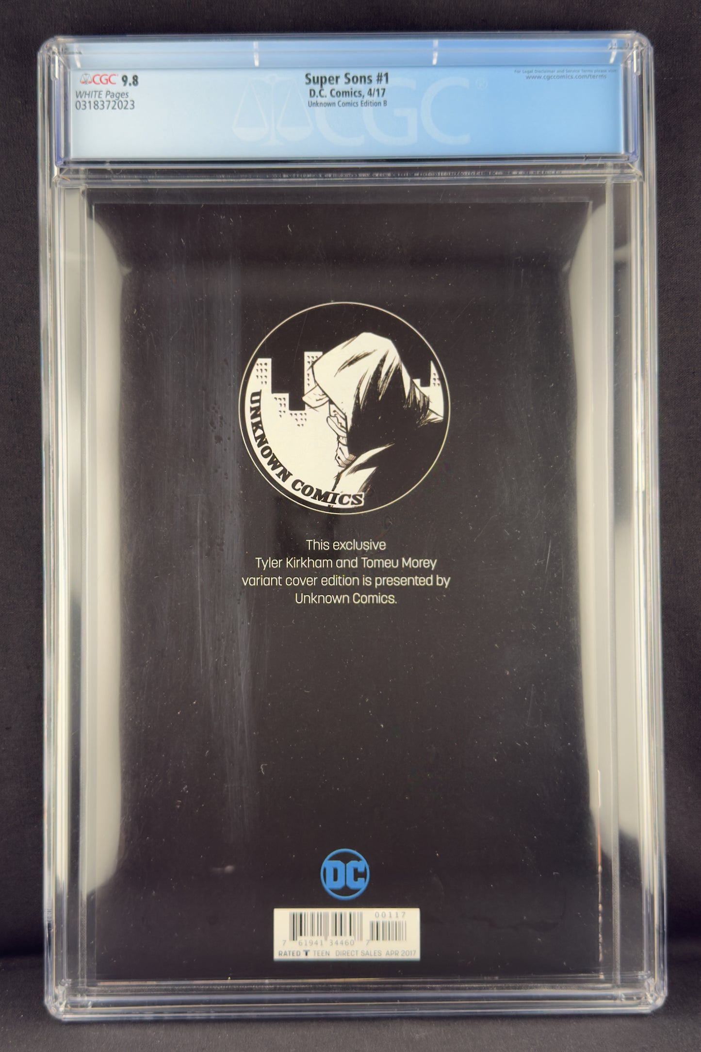 Super Sons #1 (2017) CGC 9.8 Tyler Kirkham Variant B