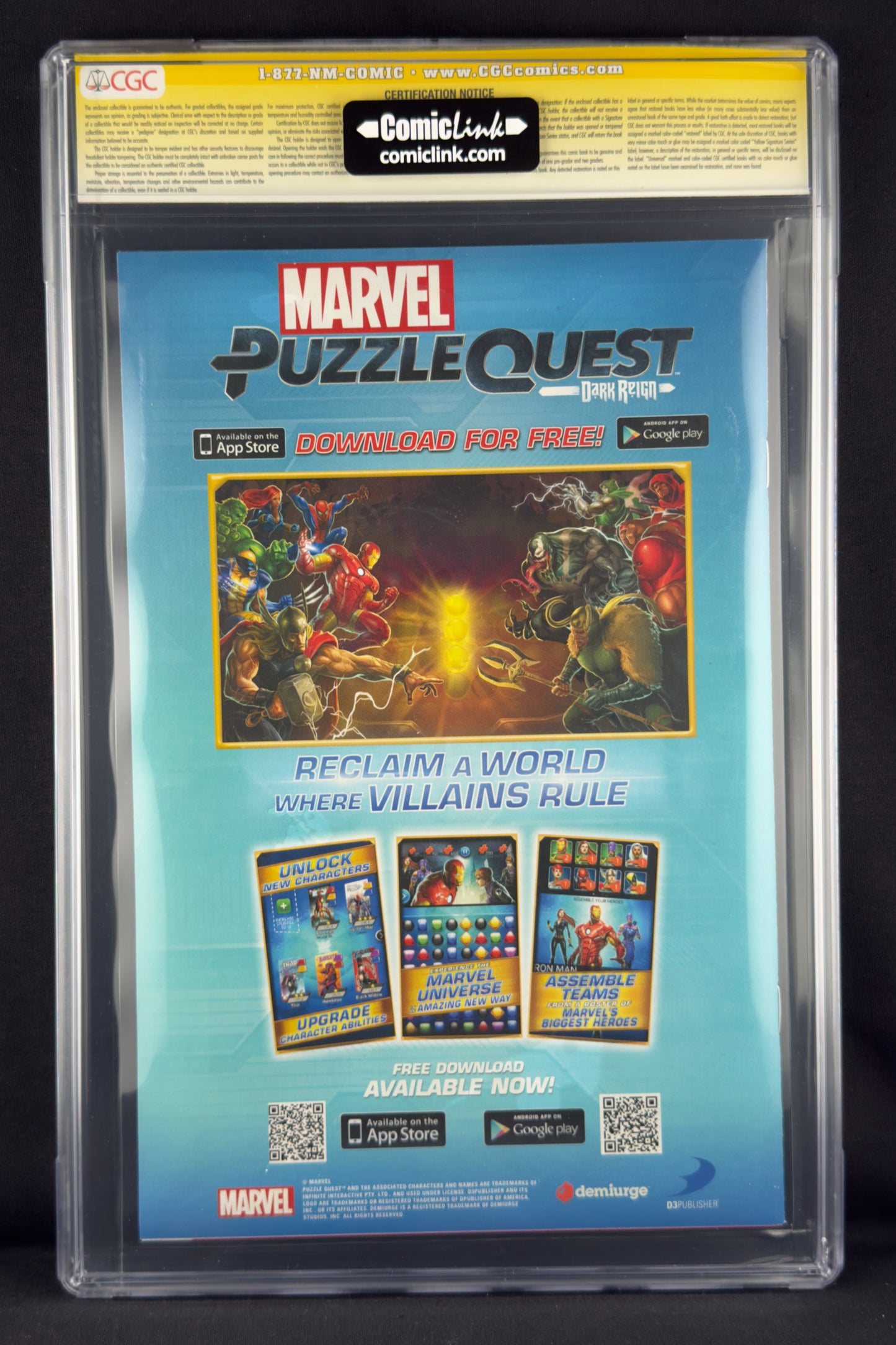 Superior Spider-Man #29 (2014) CGC 9.8 SS J Scott Campbell Mexico La Mole Variant