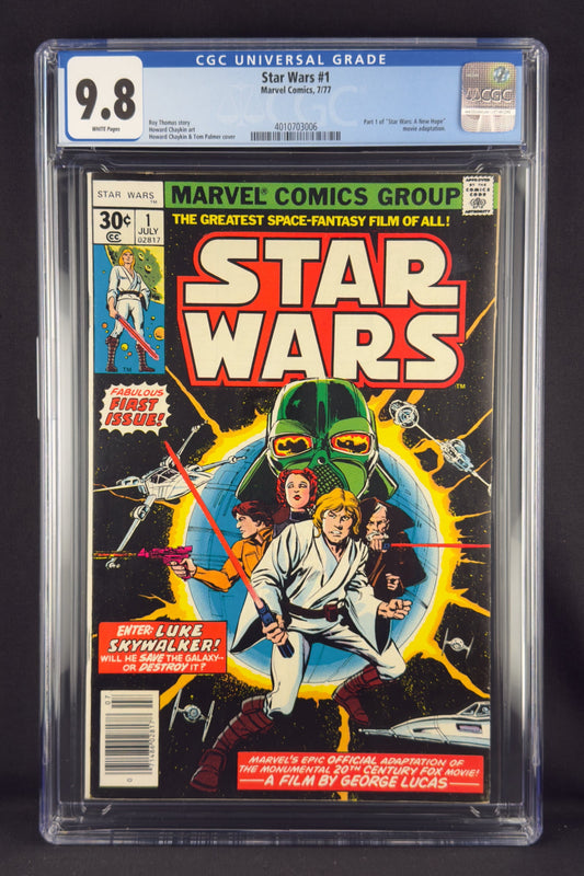 Star Wars #1 (1977) CGC 9.8 - First Star Wars comic book