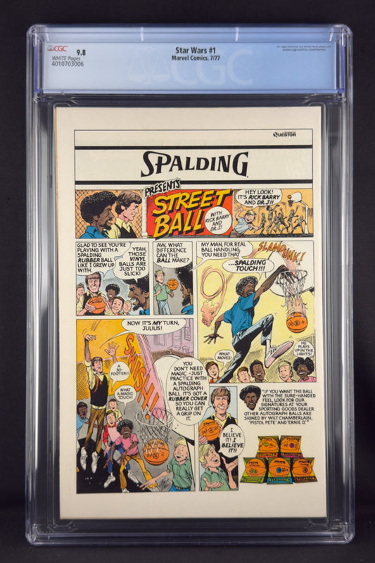 Star Wars #1 (1977) CGC 9.8 - 1st Star Wars Comic