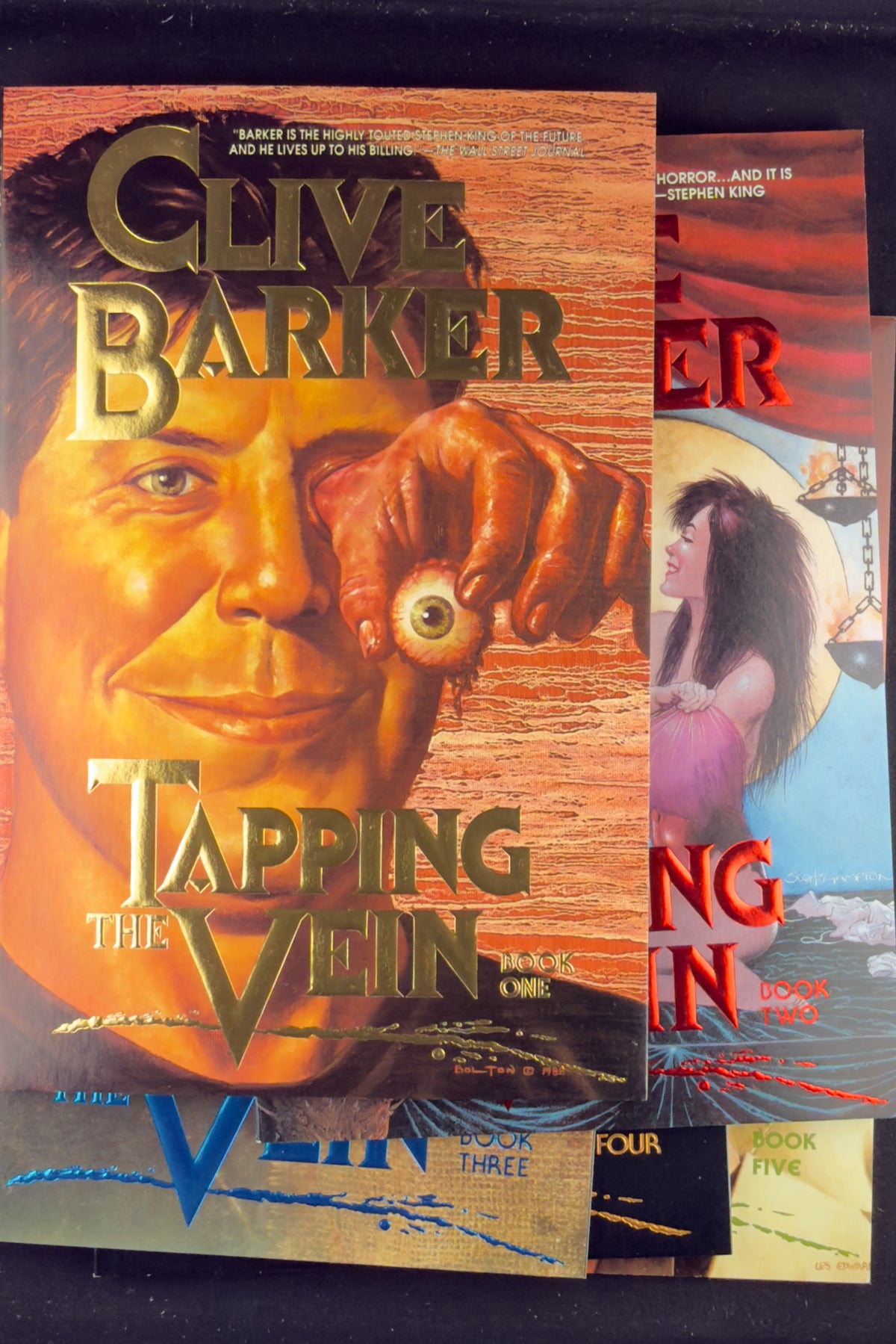 Clive Barker Tapping the Vein #1-5 Complete Eclipse Horror Set (1989-92) NM-/NM