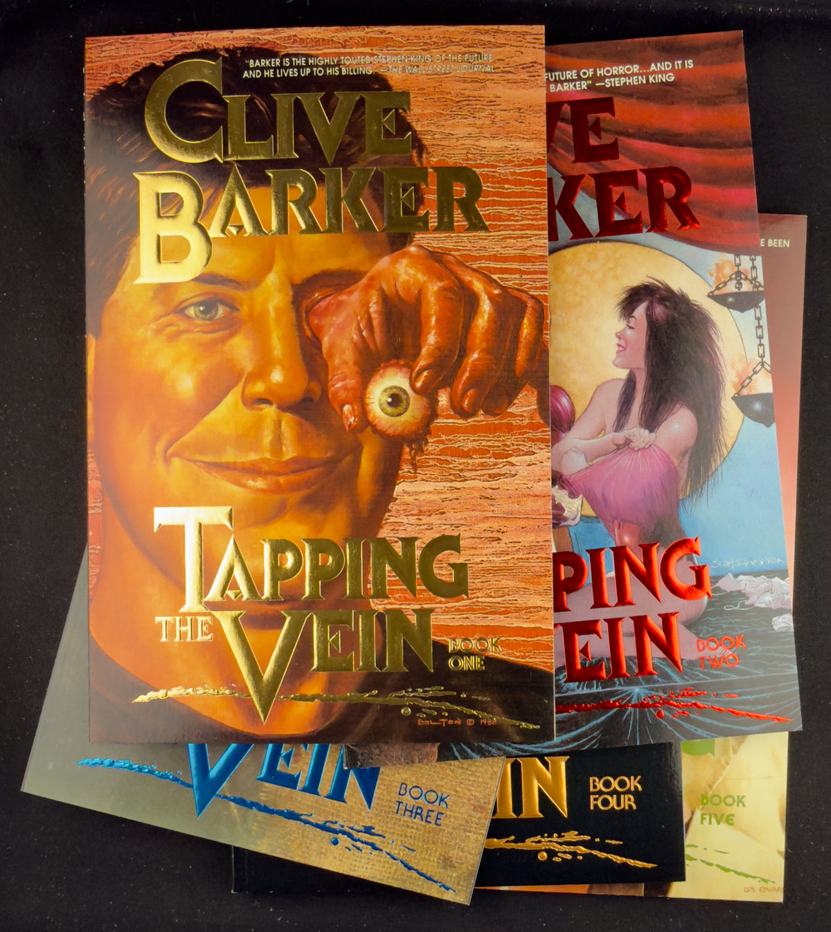 Clive Barker Tapping the Vein #1-5 Complete Eclipse Horror Set (1989-92) NM-/NM
