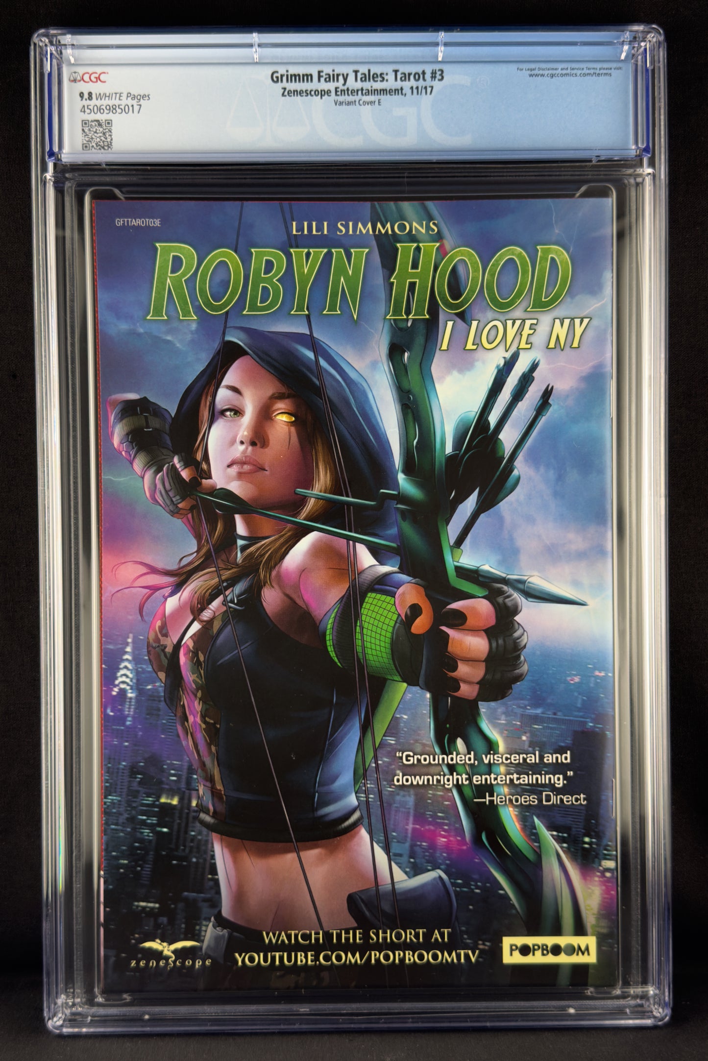 Tarot #3 (2017) CGC 9.8 Paul Green Variant E