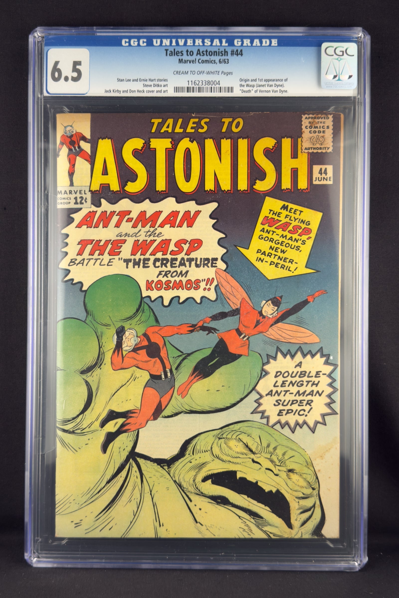 Tales to Astonish #44 (1963) CGC 6.5 - First appearance of the Wasp (Janet Van Dyne)