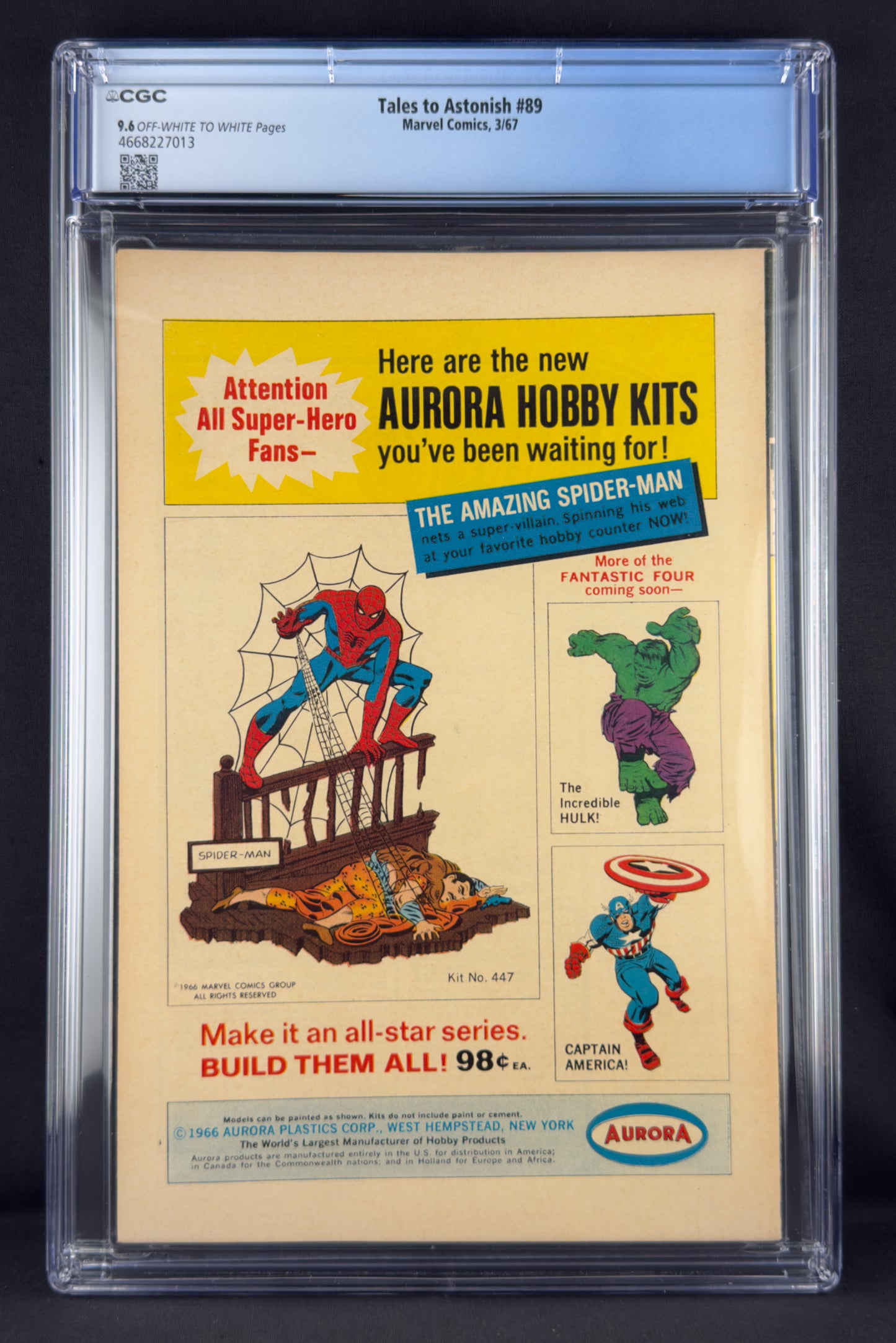 Tales to Astonish #89 (1967) CGC 9.6 - 3rd app Stranger