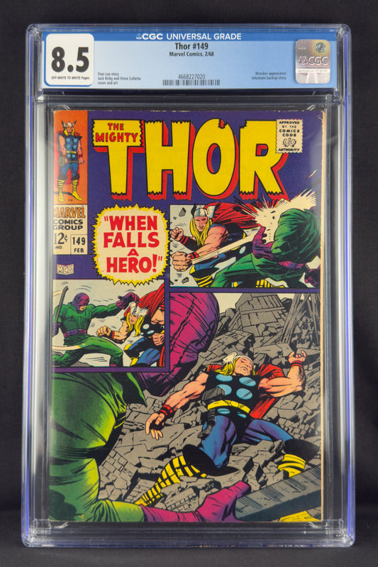 Thor #149 (1968) CGC 8.5 - Origin Black Bolt