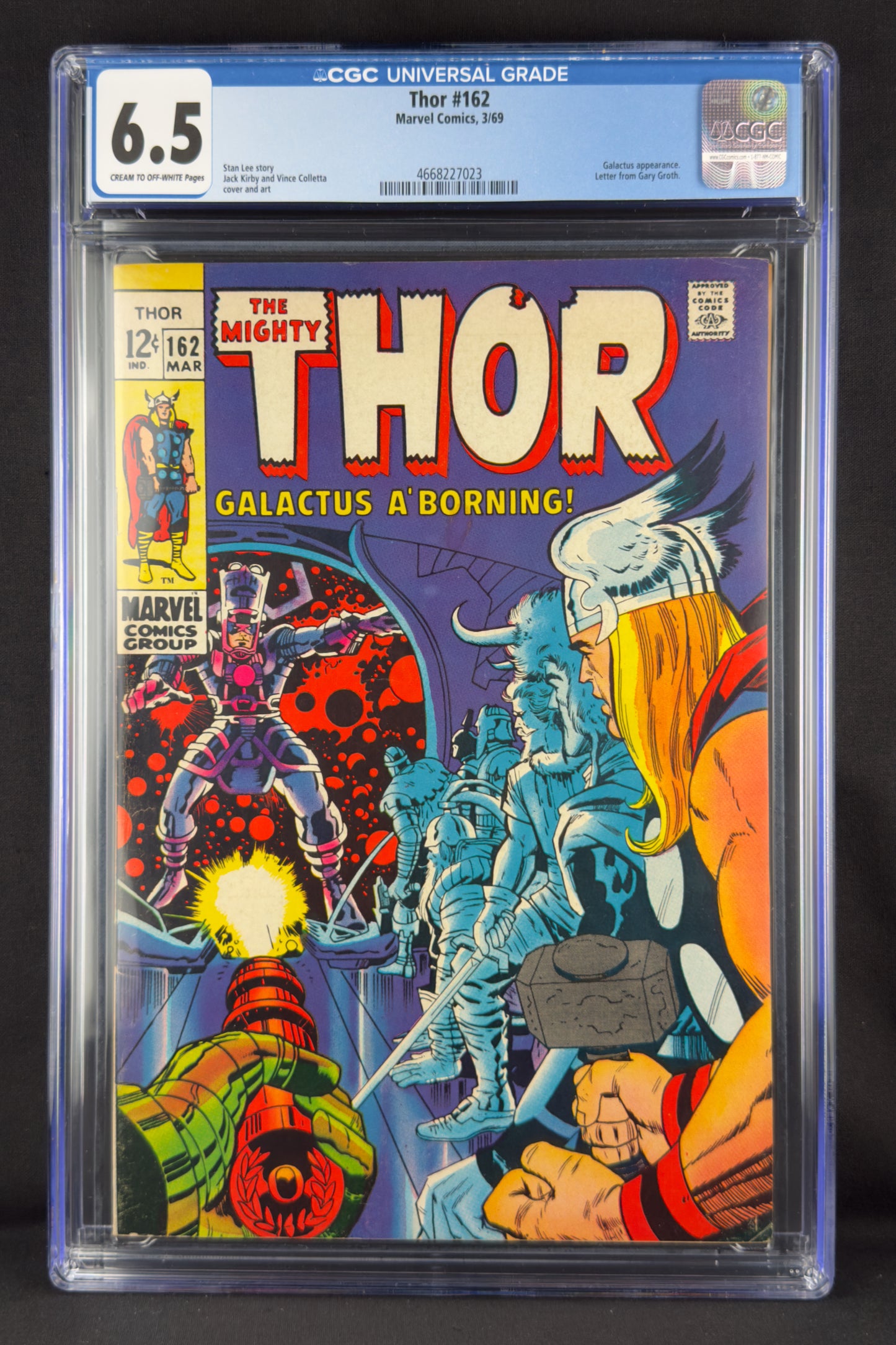 Thor #162 (1969) CGC 6.5 - Galactus. Thor.
