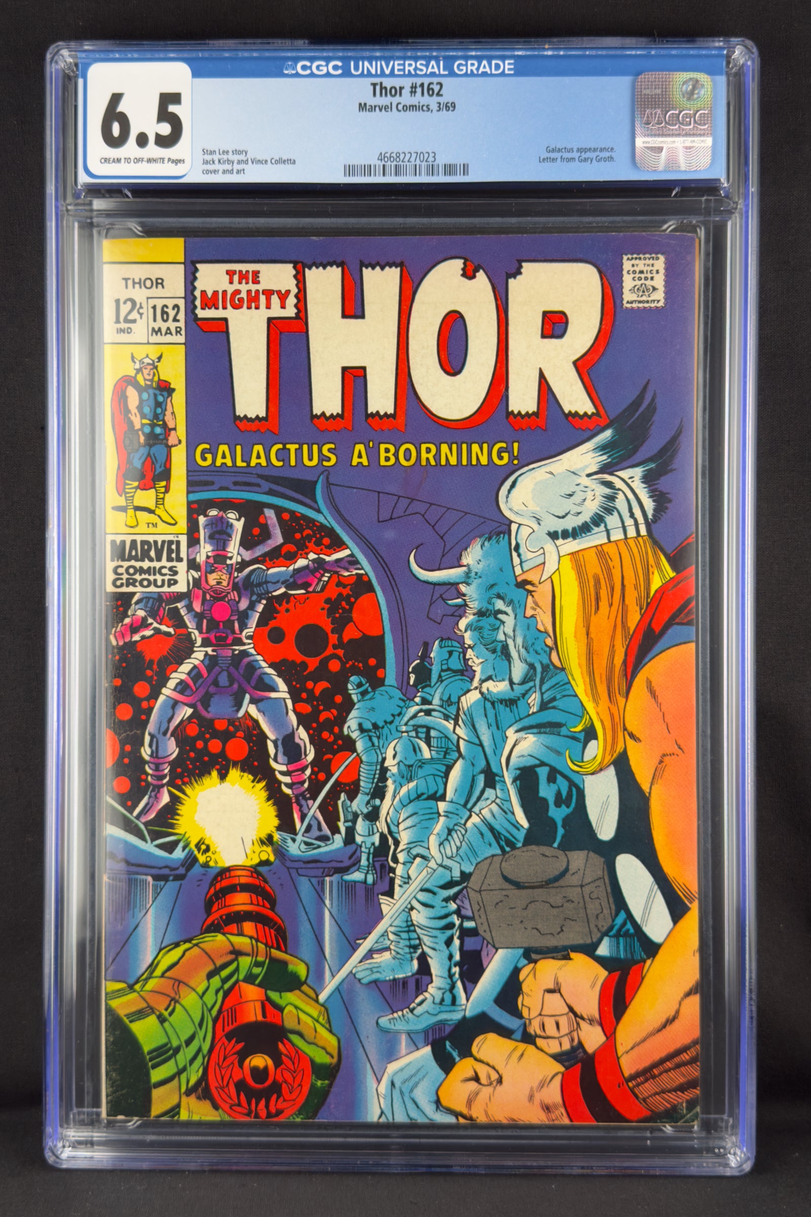 Thor #162 (1969) CGC 6.5 - Galactus. Thor.