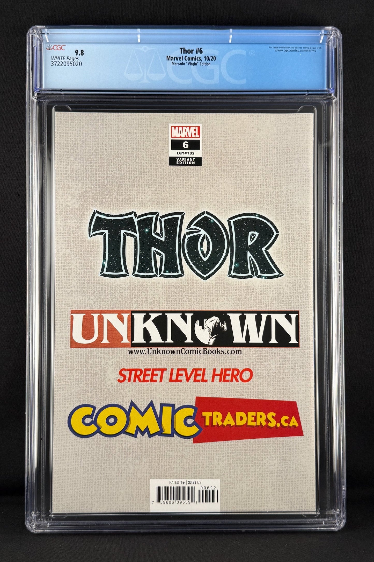 Thor #6 (2020) CGC 9.8 Miguel Mercado Virgin Variant