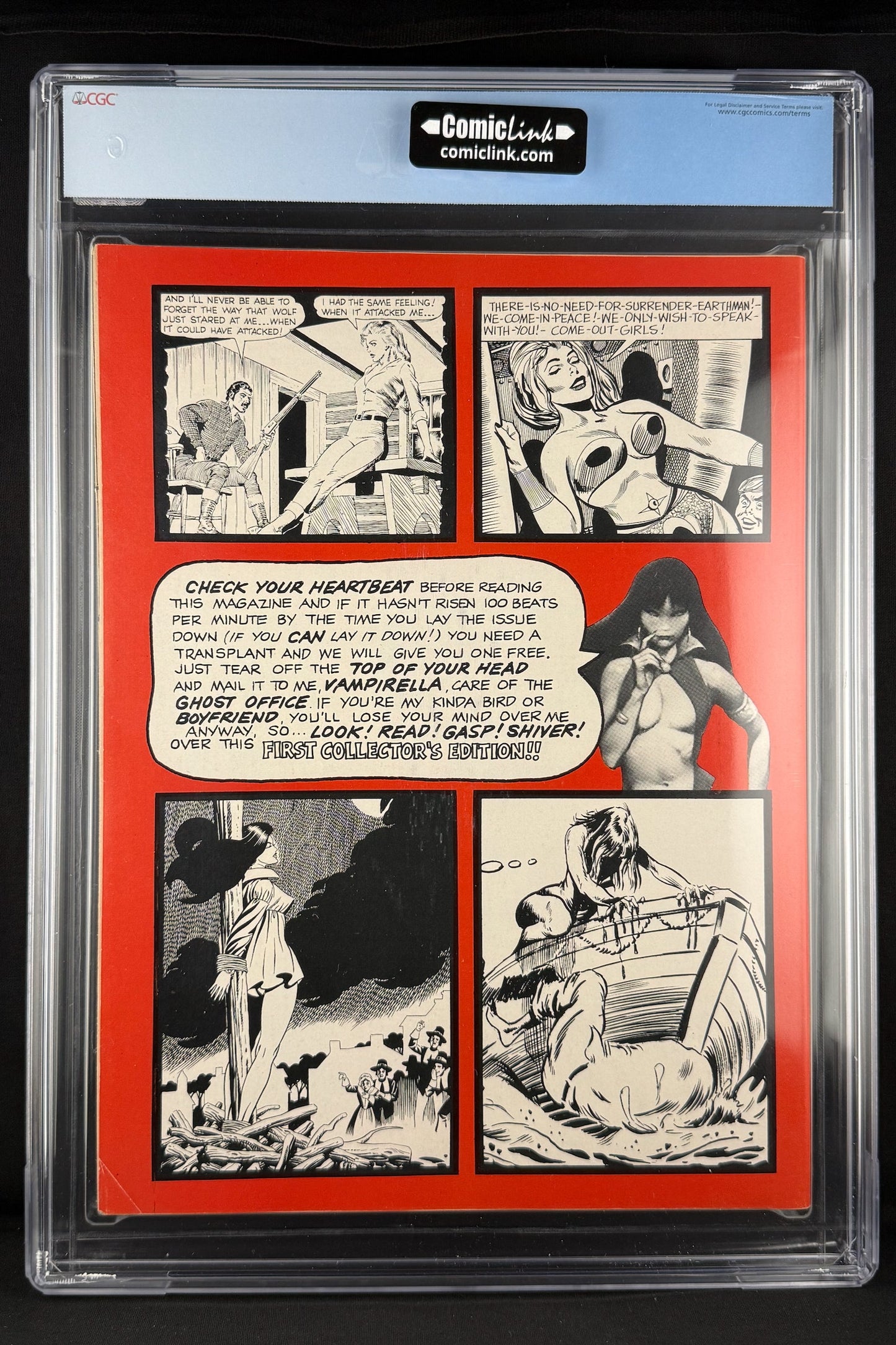 Vampirella #1 (1969) CGC 9.0 Frank Frazetta - 1st app Vampirella