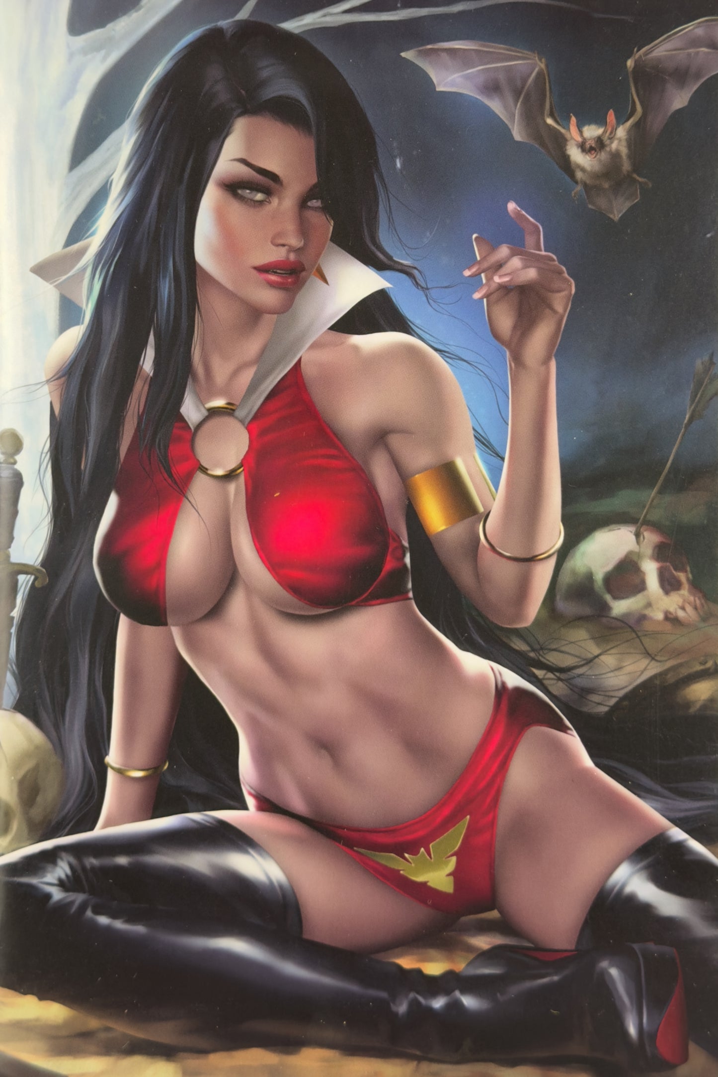 Vampirella #672 (2024) CGC 9.8 Josh Burns Virgin Variant B Ltd 500