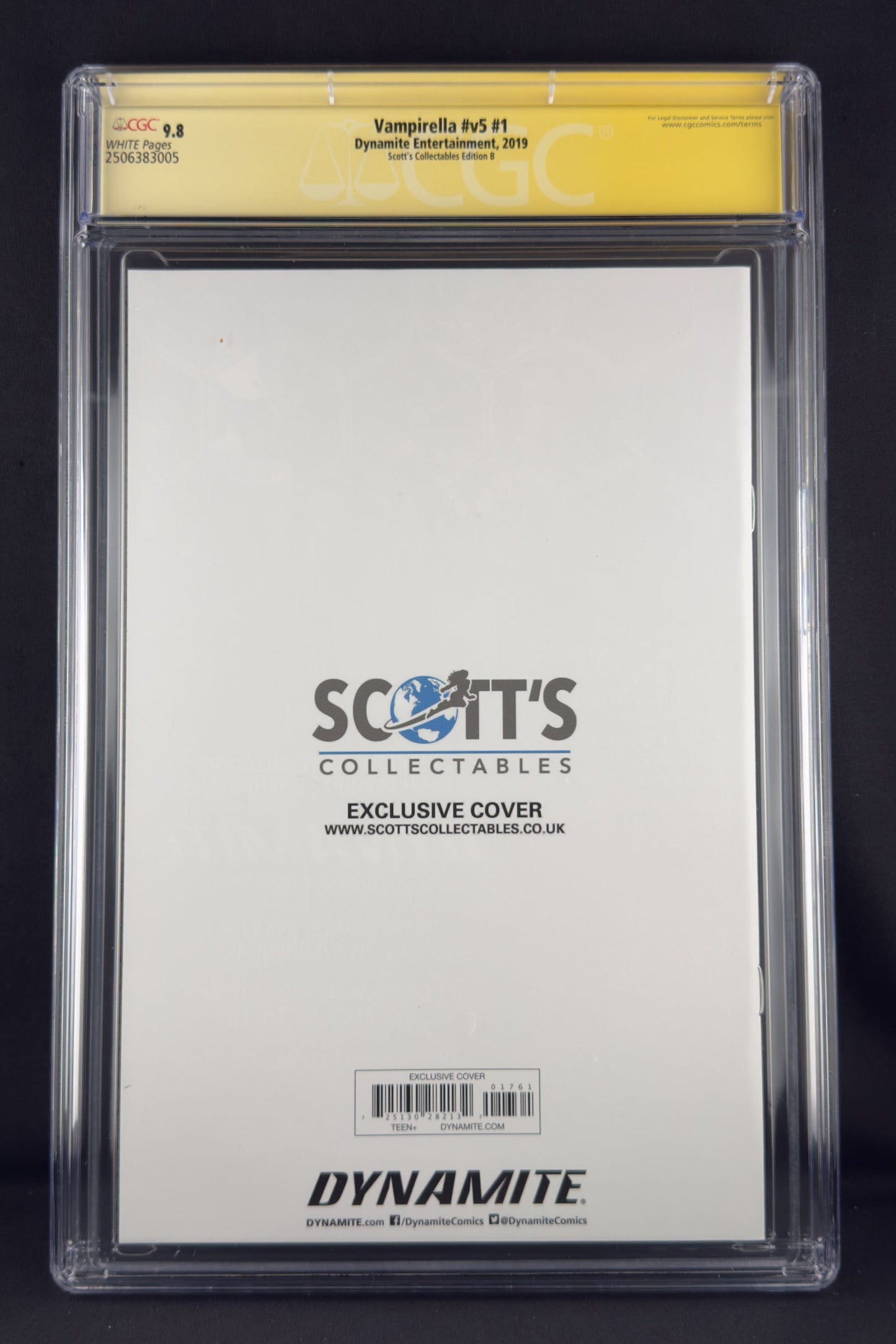 Vampirella #1 (2019) CGC 9.8 SS Joshua Middleton Virgin Variant B