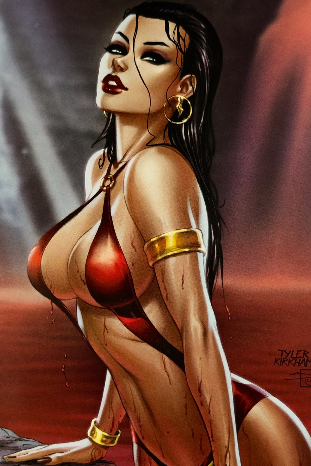 Vampirella #1 (2019) Tyler Kirkham, Sabine Rich Virgin Variant E NM