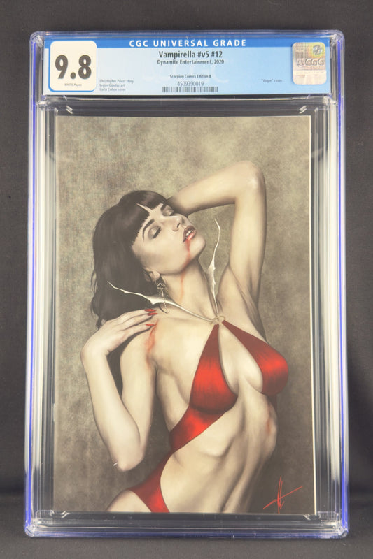 Vampirella #12 (2020) CGC 9.8 Carla Cohen Virgin Variant B Ltd 100