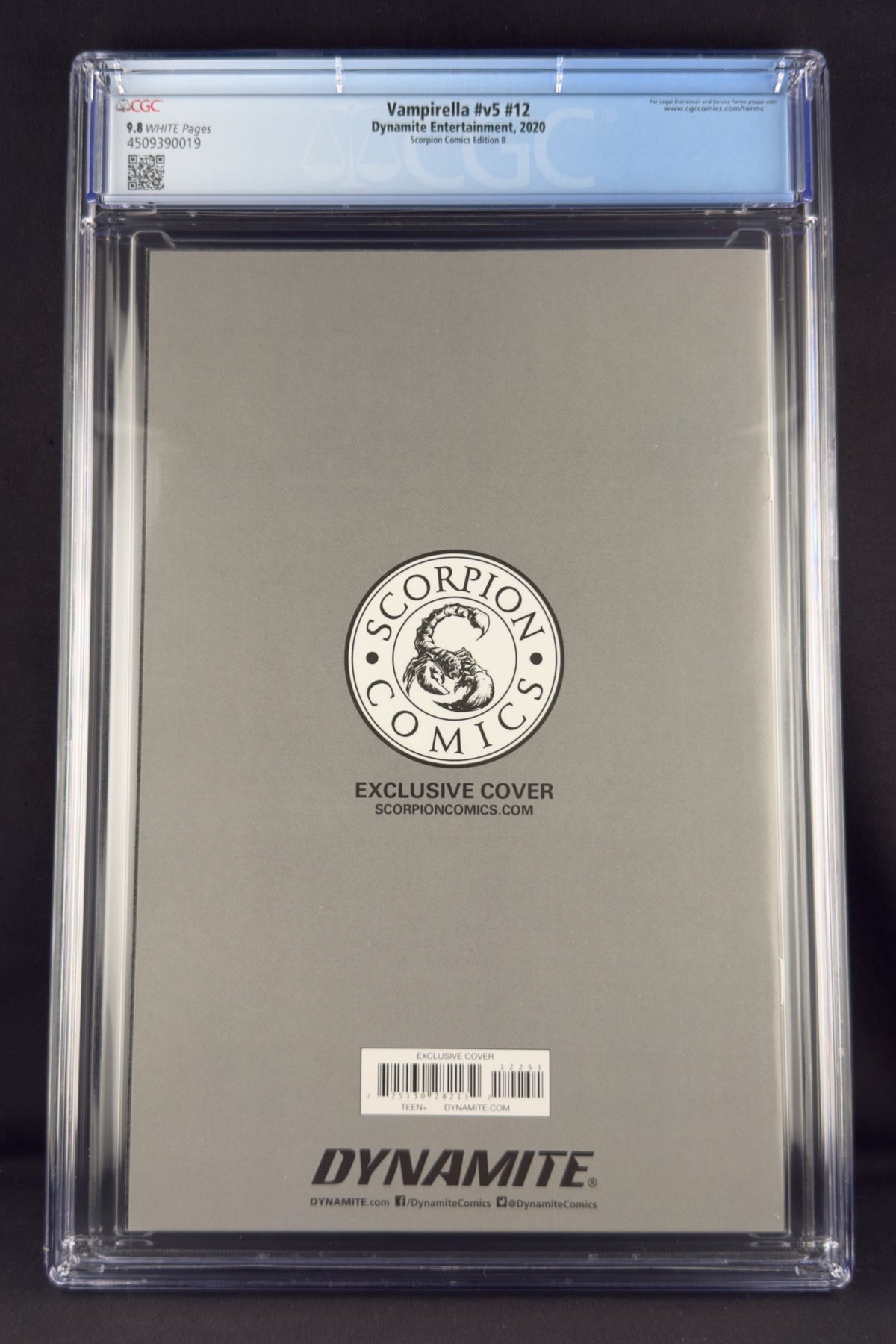Vampirella #12 (2020) CGC 9.8 Carla Cohen Virgin Variant B Ltd 100