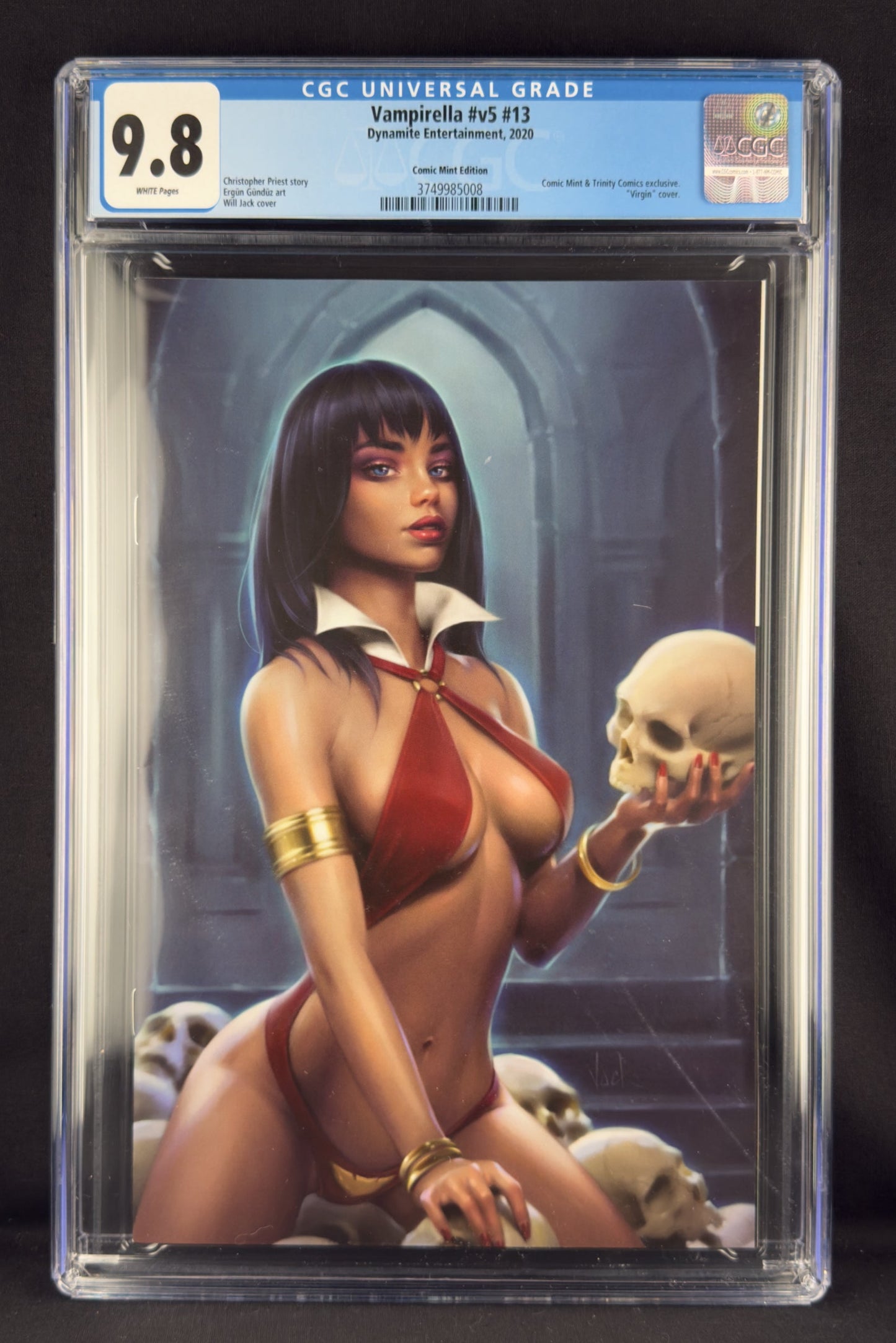 Vampirella #13 (2020) CGC 9.8 Will Jack Virgin Variant Ltd 500
