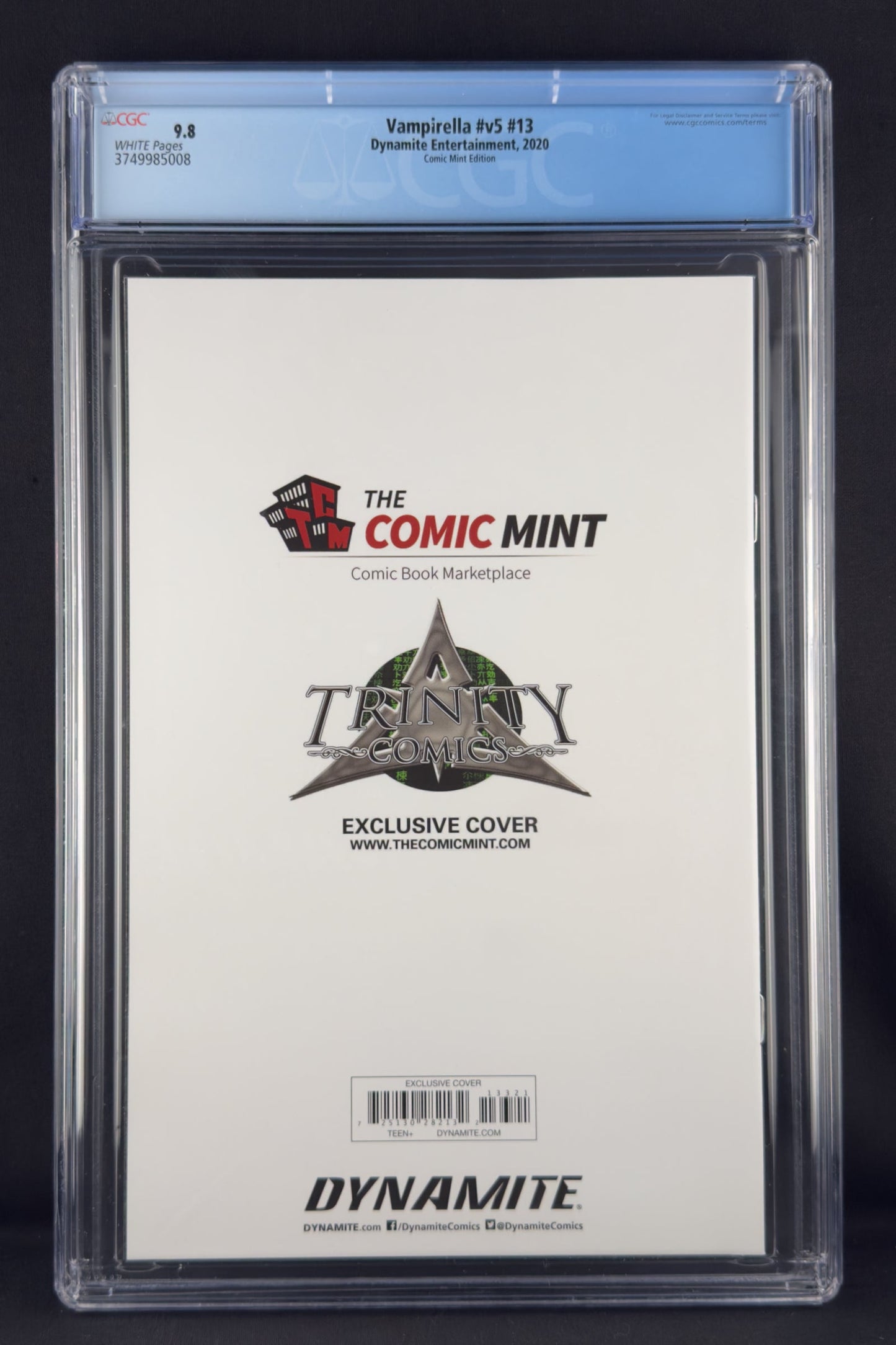 Vampirella #13 (2020) CGC 9.8 Will Jack Virgin Variant Ltd 500