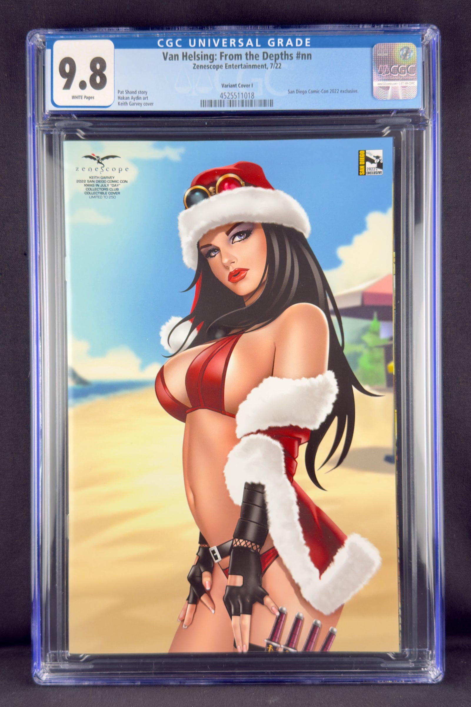 Van Helsing From the Depths (2022) CGC 9.8 Keith Garvey Variant I.